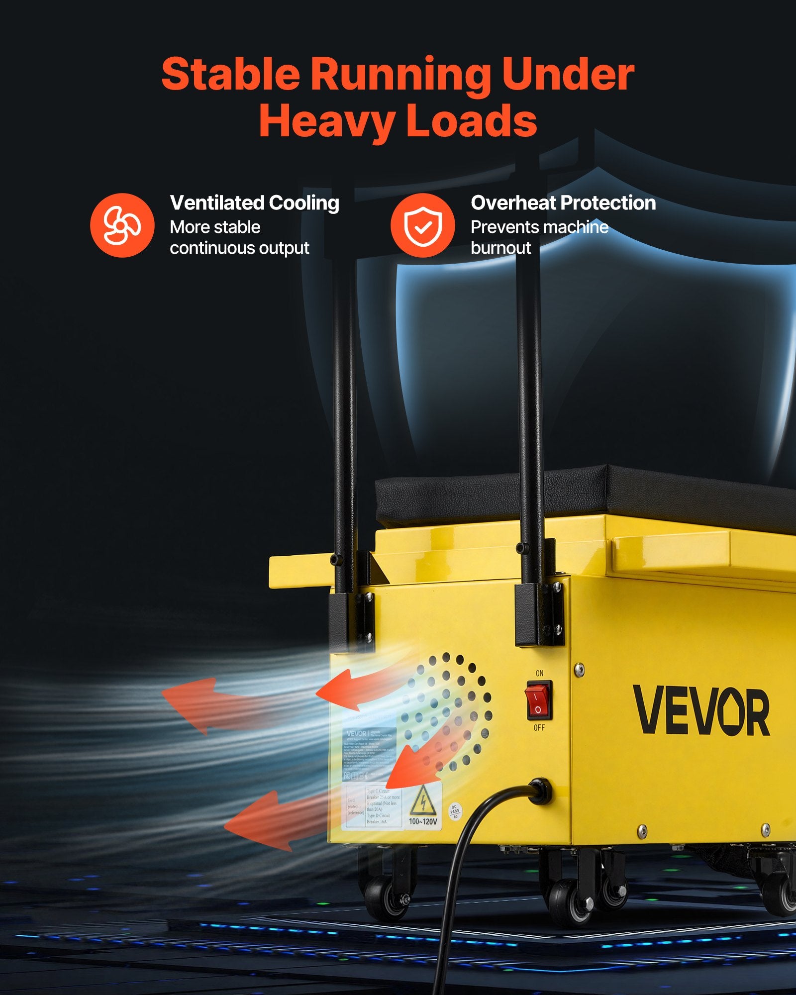 Kėbulo lyginimo aparatas (spotteris) VEVOR 7500, 4,5 kW