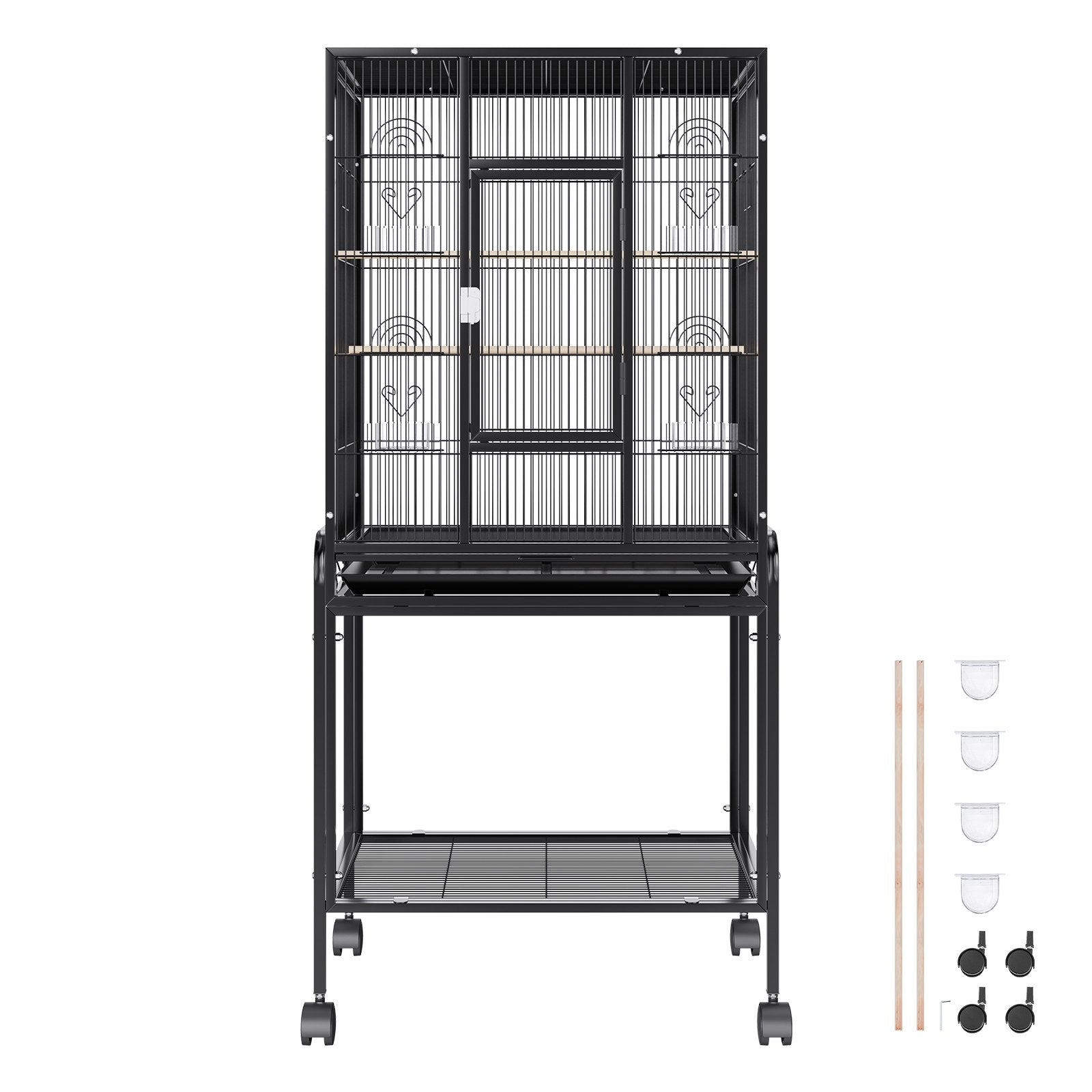 Didelis paukščių narvas VEVOR 503AB, 137 cm aukščio