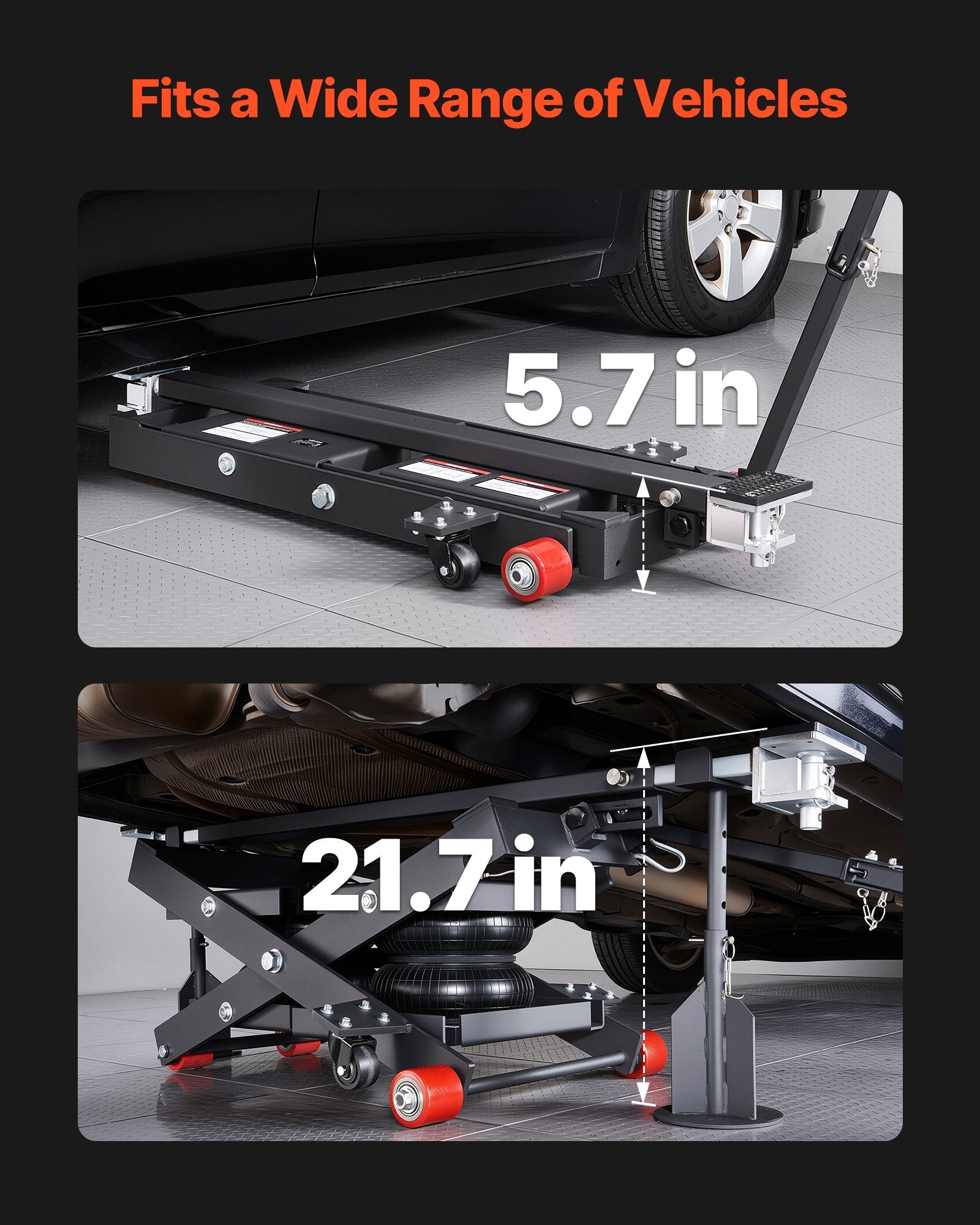 Pneumatinis automobilių keltuvas VEVOR HR-YT01, 3 tonos