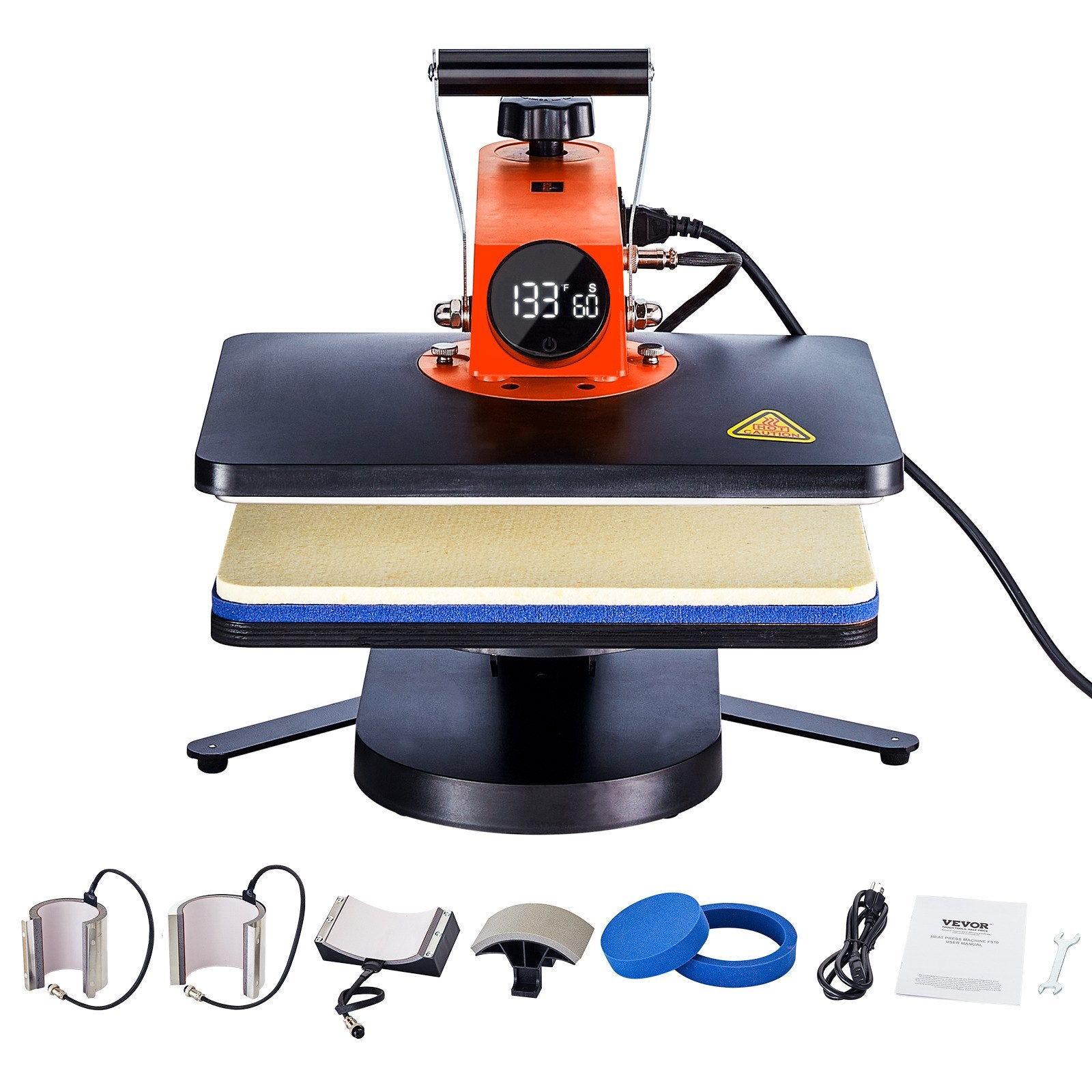Termo presas VEVOR 6-in-1, 30x38 cm