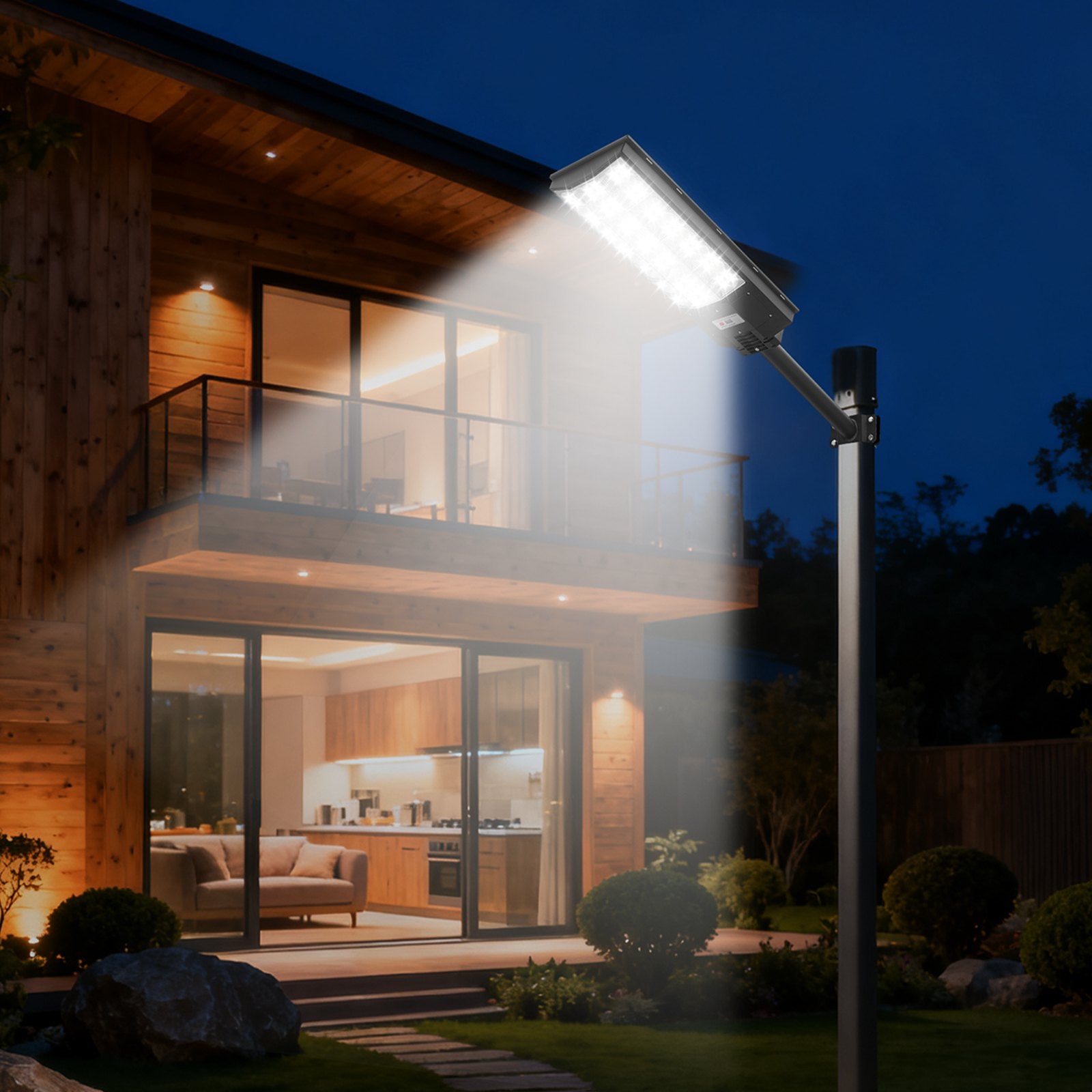 Saulės energijos gatvės šviestuvai VEVOR RBTYNLD-002, 8000W, 3 vnt.
