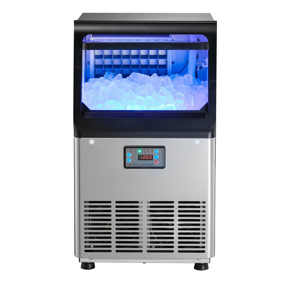 Komercinis ledo gaminimo aparatas VEVOR LB70TB-D, 41 kg/24h