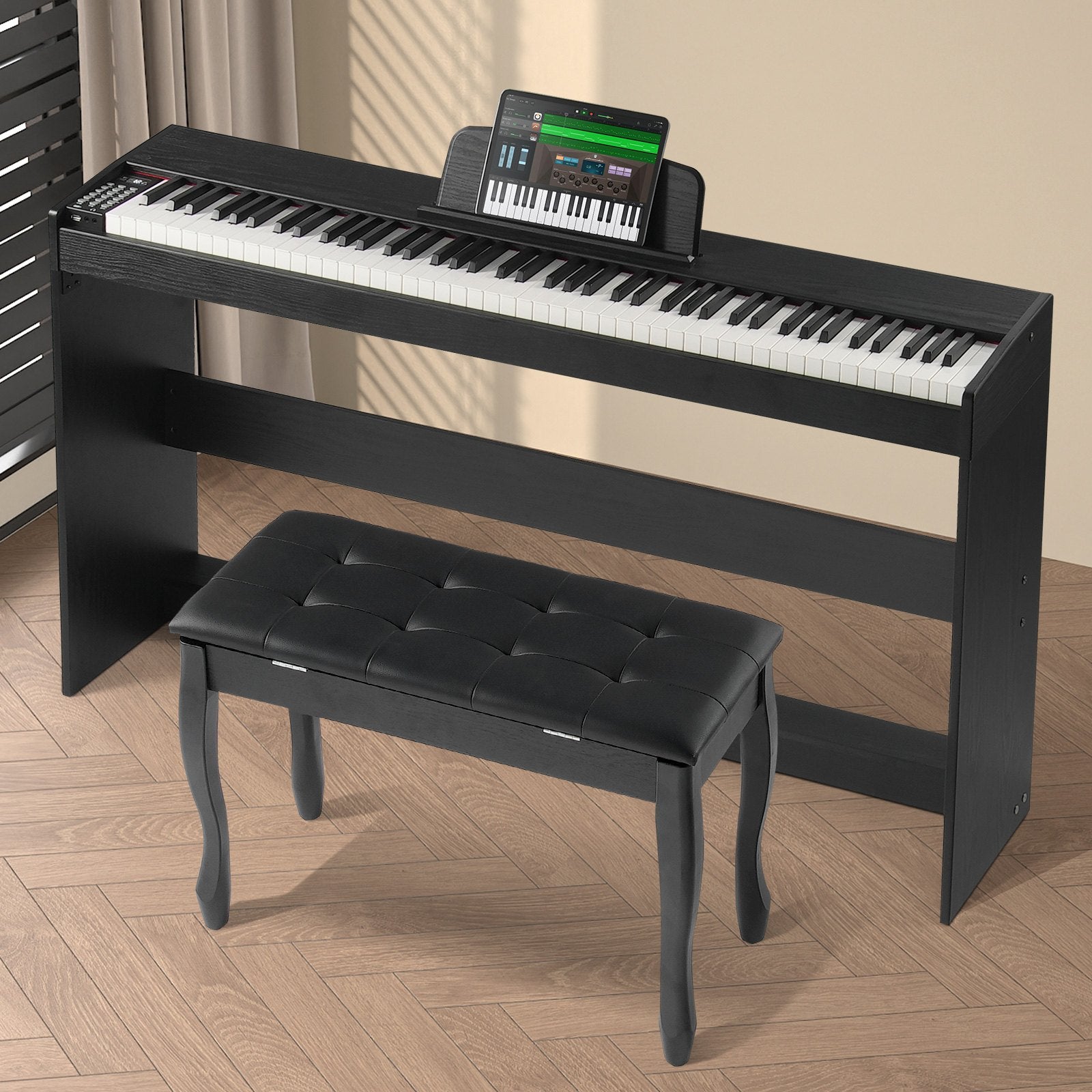 Skaitmeninis pianinas VEVOR 886, 88 pasunkinti klavišai