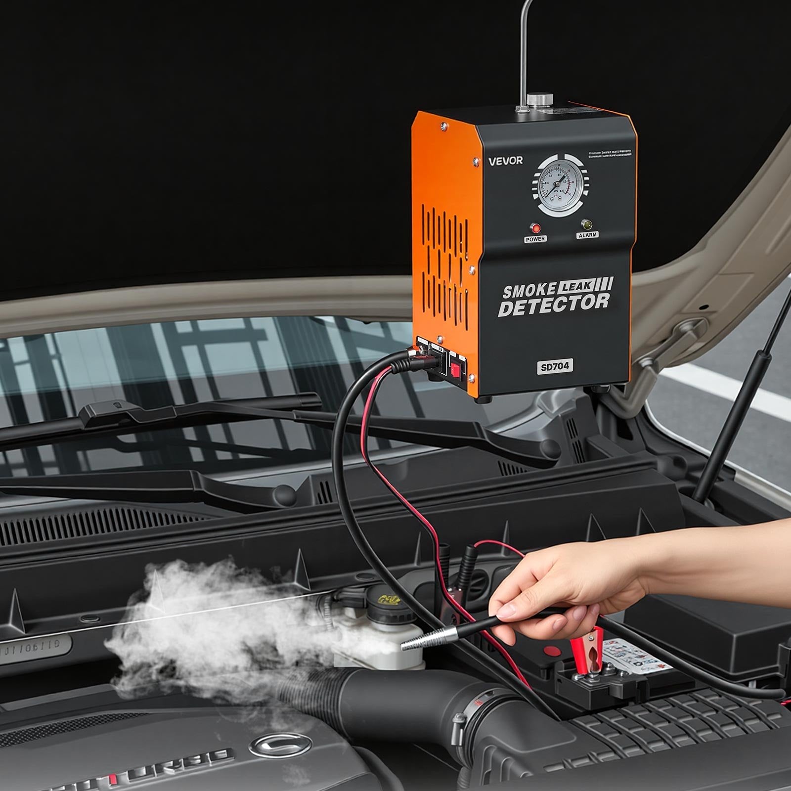 Automobilinis dūmų generatorius nuotėkio paieškai VEVOR SD704, 12V