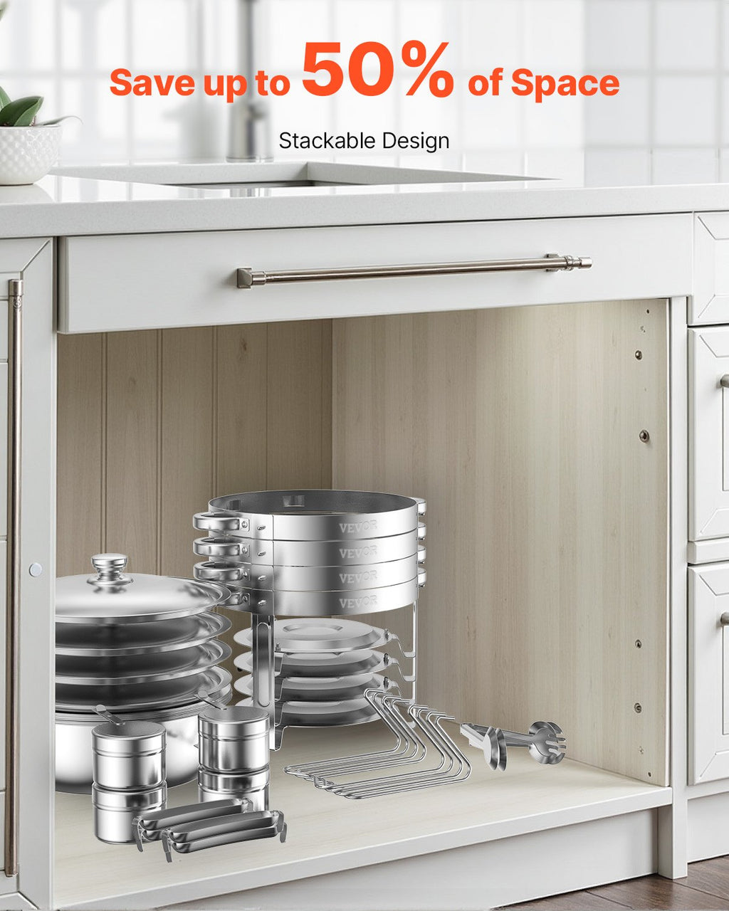 Maisto šildytuvas (Chafing Dish) VEVOR JZYYXCL5LBL2, 4,7 l (2 vnt.)