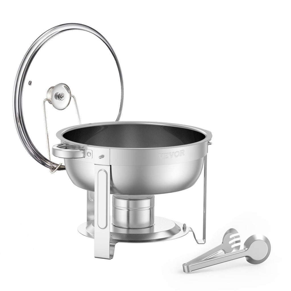 Maisto šildytuvas (Chafing Dish) VEVOR JZYYXCL5LBL2, 4,7 l (2 vnt.)