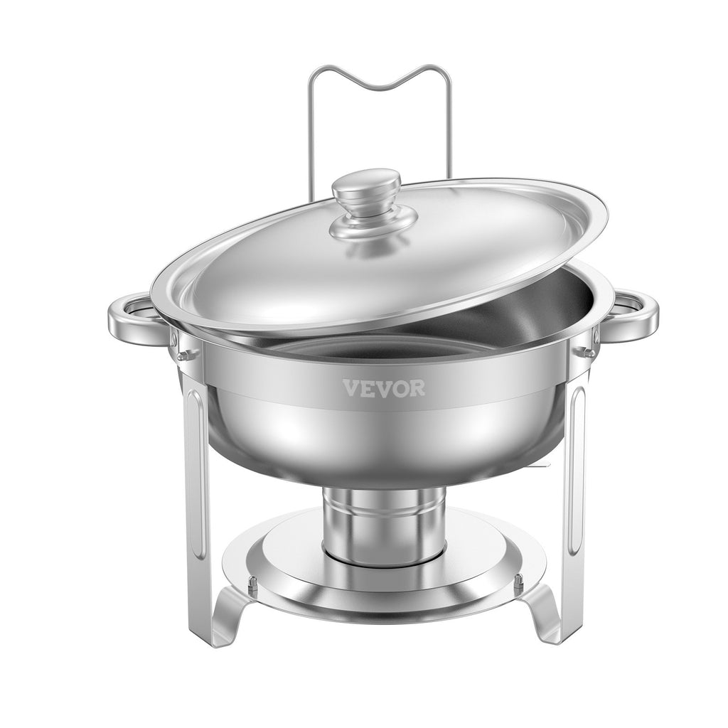 Maisto šildytuvas (Chafing Dish) VEVOR JZYYXCL5LGG2, 2 vnt. po 4,7 l