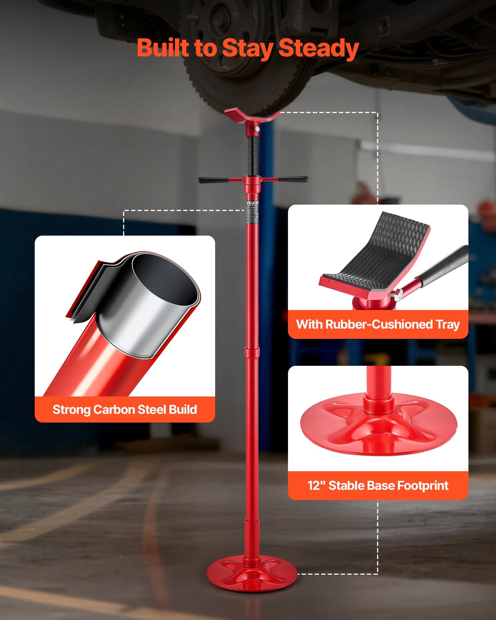 Automobilio atraminis stovas VEVOR XTH-005, 0,5 t keliamoji galia
