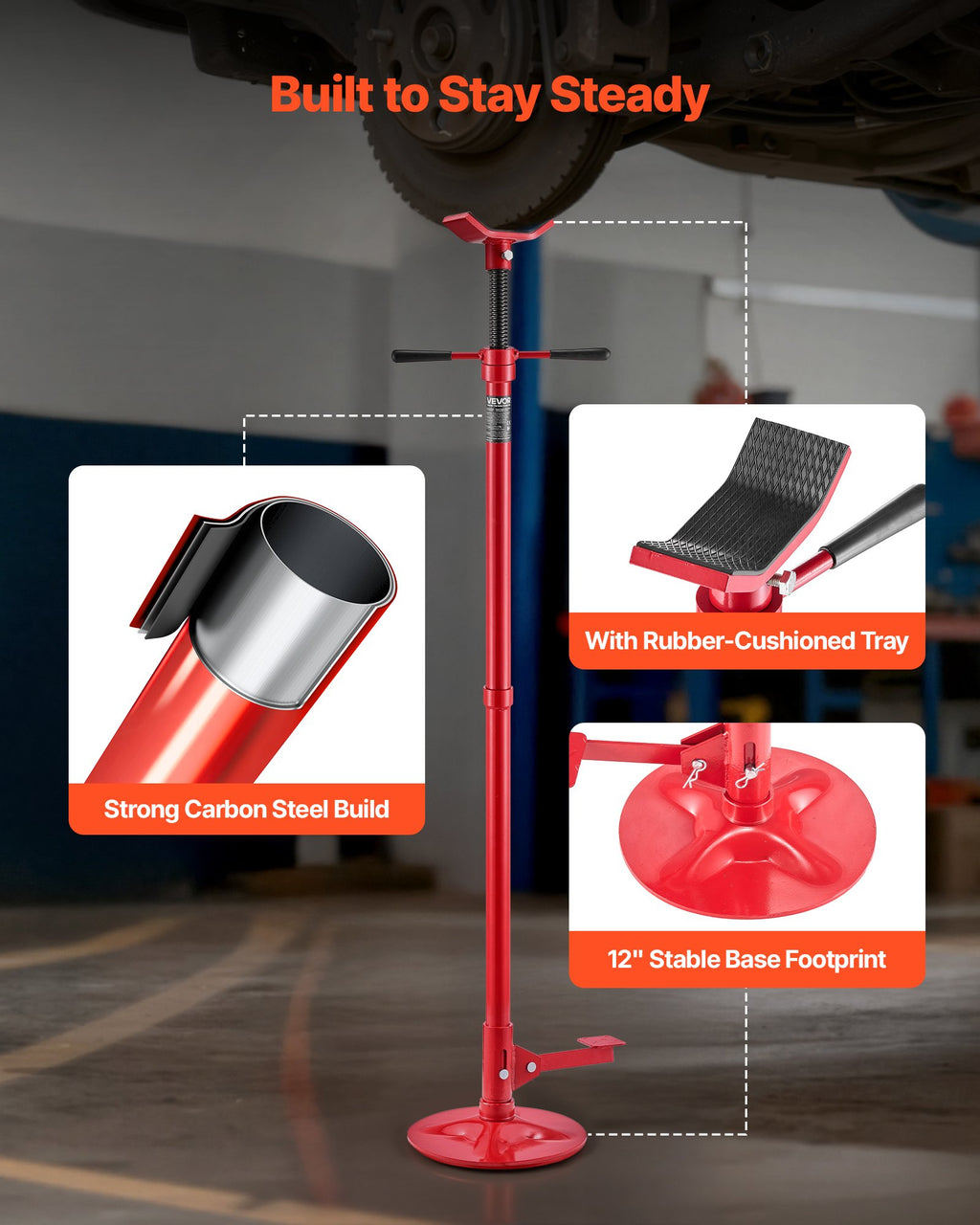 Automobilinis atraminis stovas VEVOR XTH-003, 0,75 t keliamoji galia