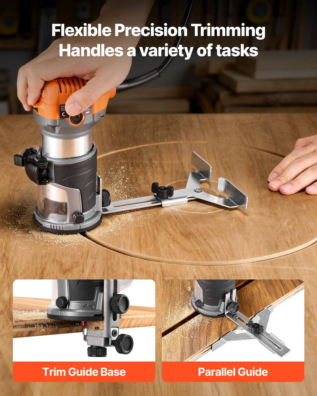 Elektrinis frezeris VEVOR M1DP-XT-10B-01, 710W