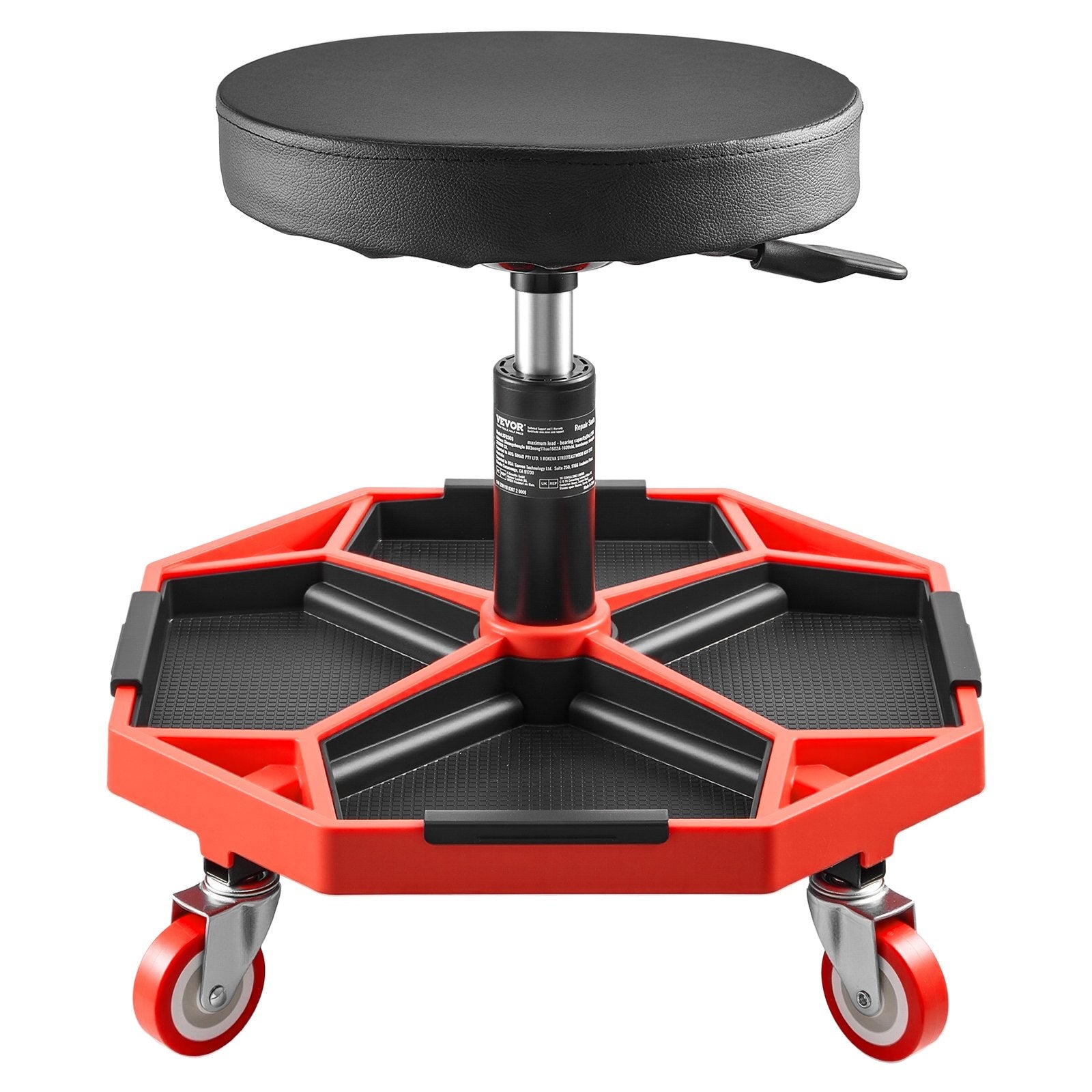 Ratukinė mechaniko kėdė VEVOR XF8308, 136 kg keliamoji galia