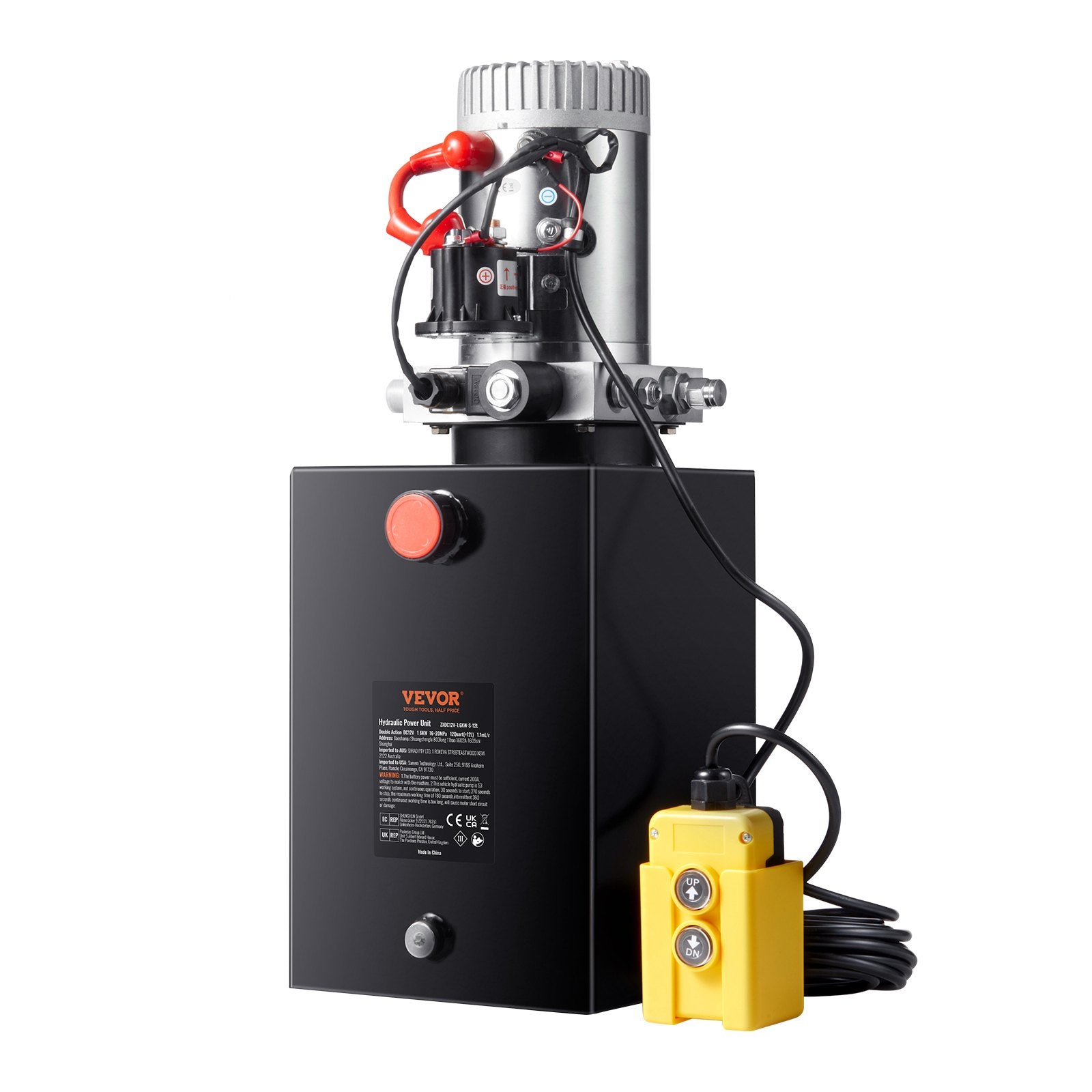Hidraulinis siurblys VEVOR TDDC12V-1.6KW-D-12L, 12 l talpos