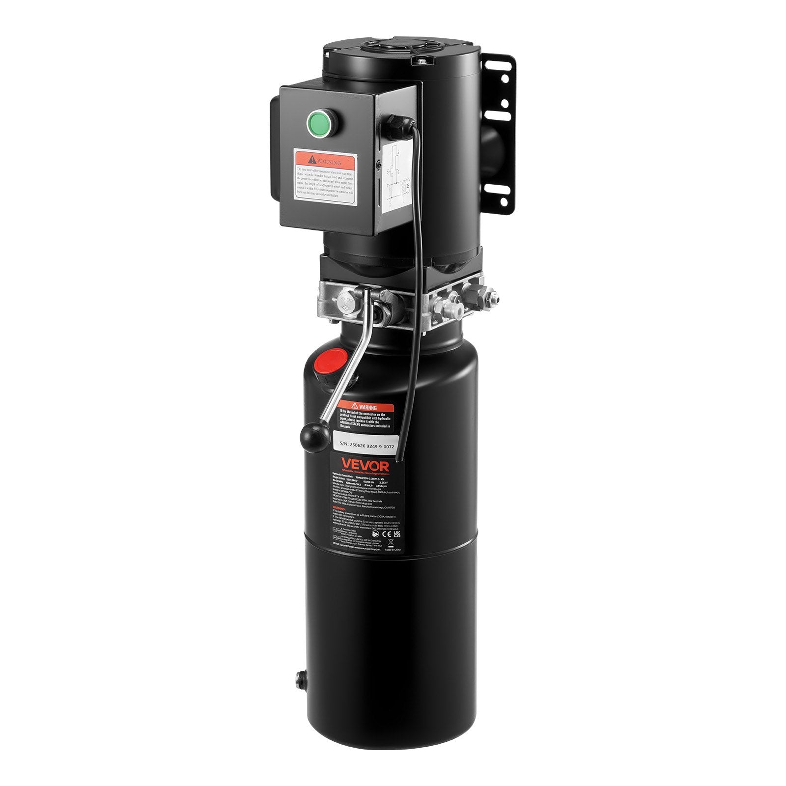 Hidraulinė stotelė VEVOR TDAC220V-2.2KW-D-10L, 2.2 kW