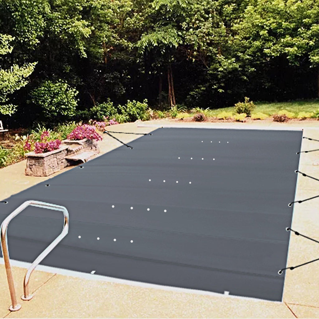 Baseino apsauginis uždangalas VEVOR PVC 4*7 Black, 4x7 m