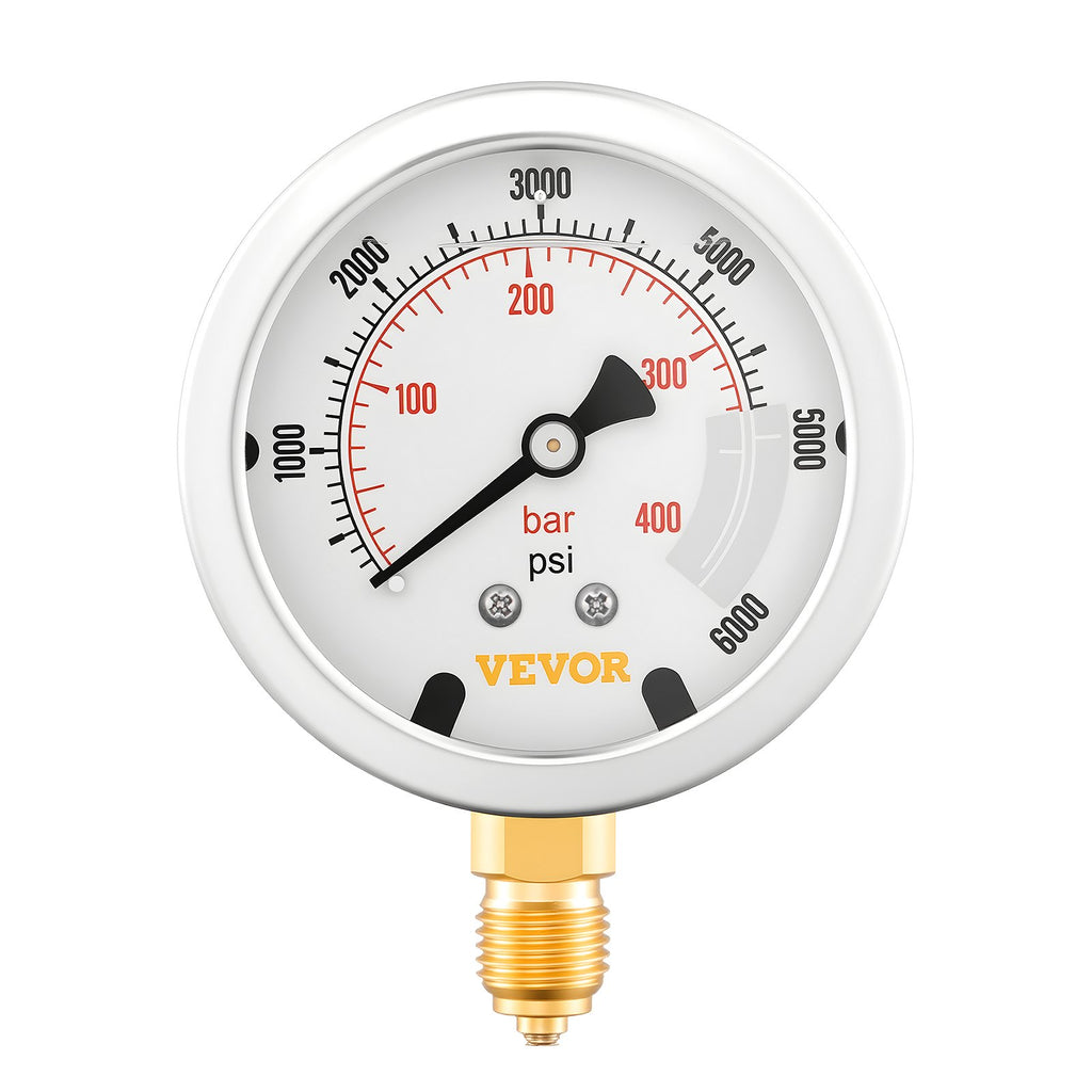 Hidraulinio slėgio matavimo rinkinys VEVOR YS-0200A, 10-600 bar