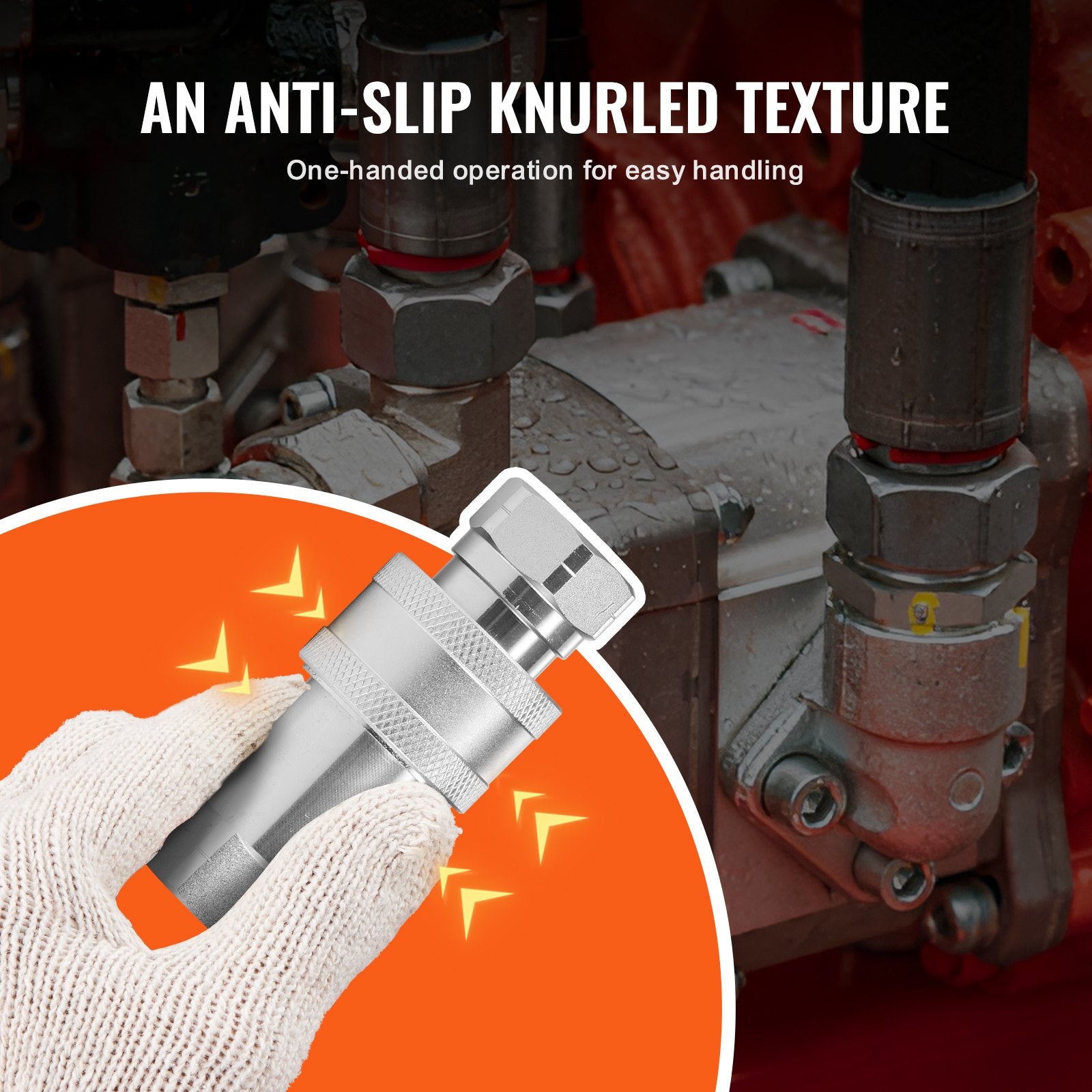 Hidraulinės jungtys VEVOR LSQ-S1, 1/2" NPT