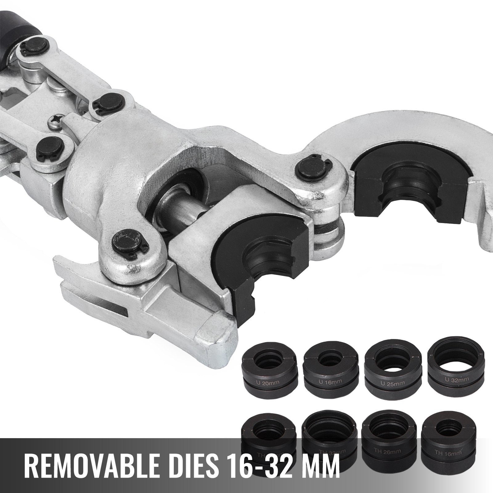 Hidraulinės presavimo replės VEVOR 6T, 16-32 mm