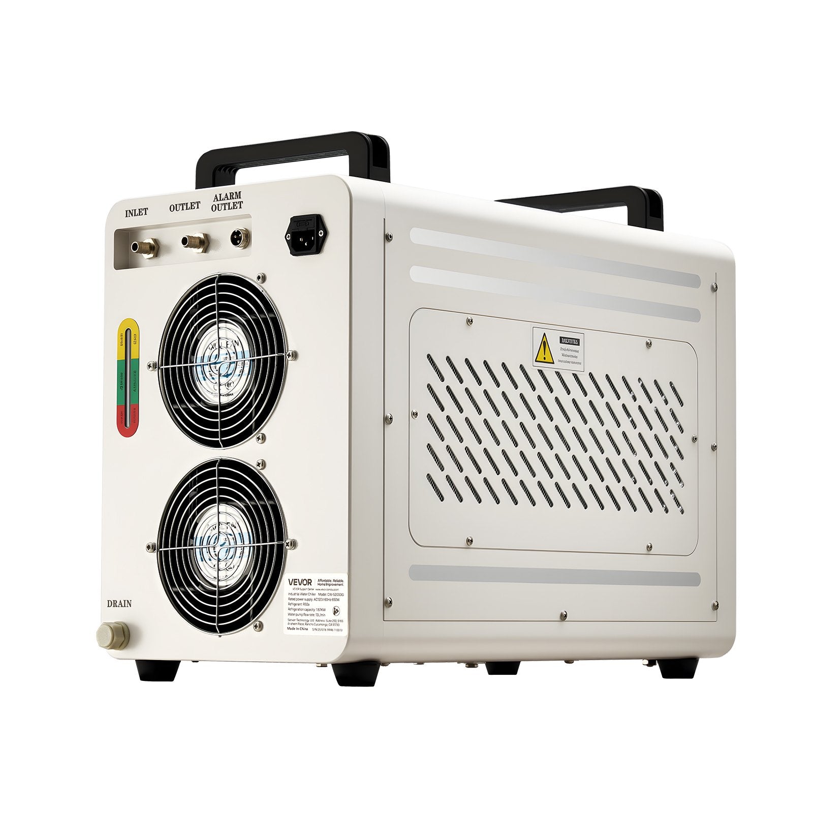 Pramoninis vandens aušintuvas VEVOR CW-5200AG, 1600 W