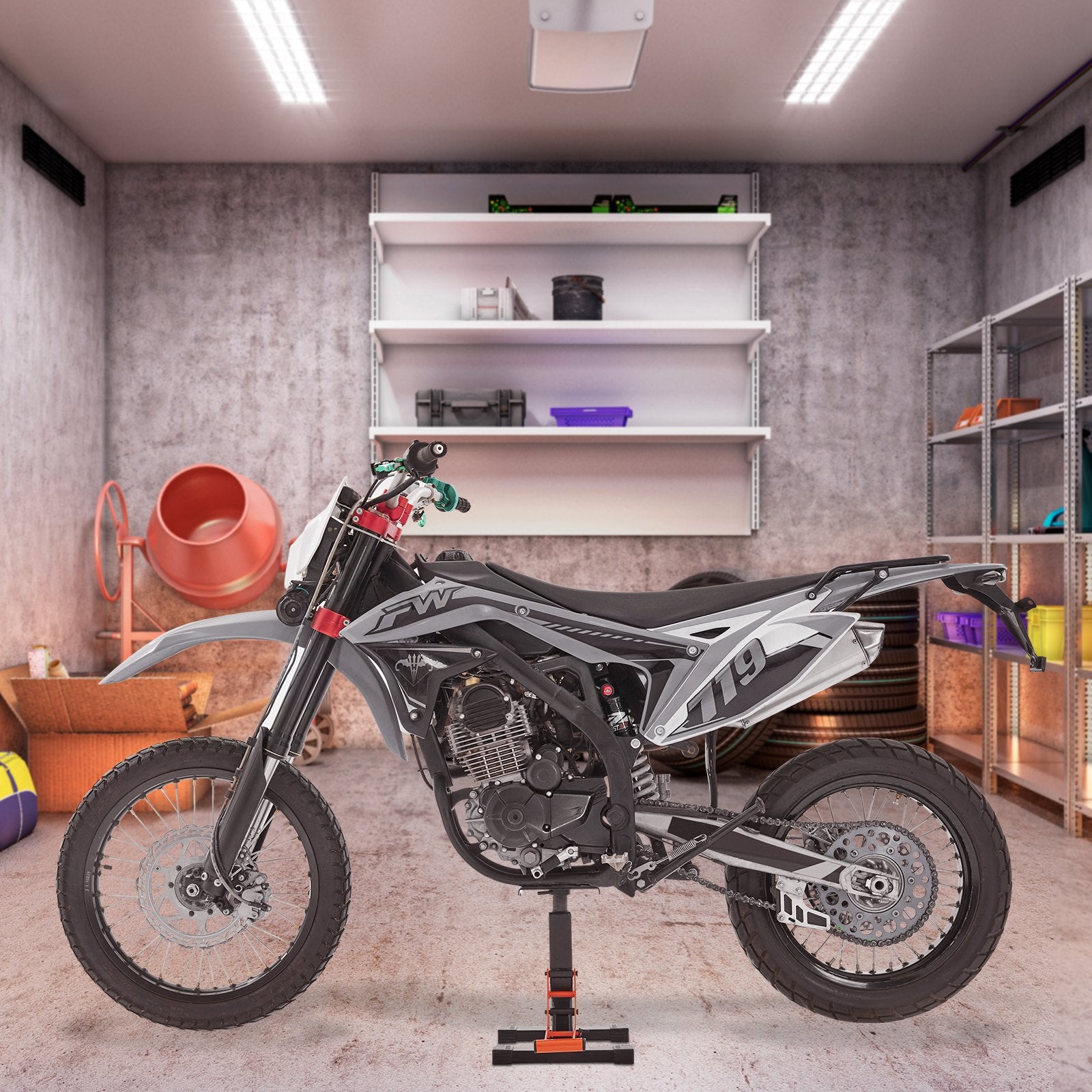 Krosinių motociklų keltuvas VEVOR TD-059, 200 kg keliamoji galia