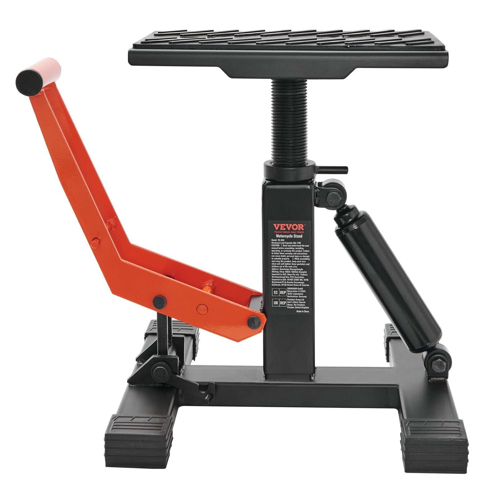 Krosinių motociklų keltuvas VEVOR TD-059, 200 kg keliamoji galia