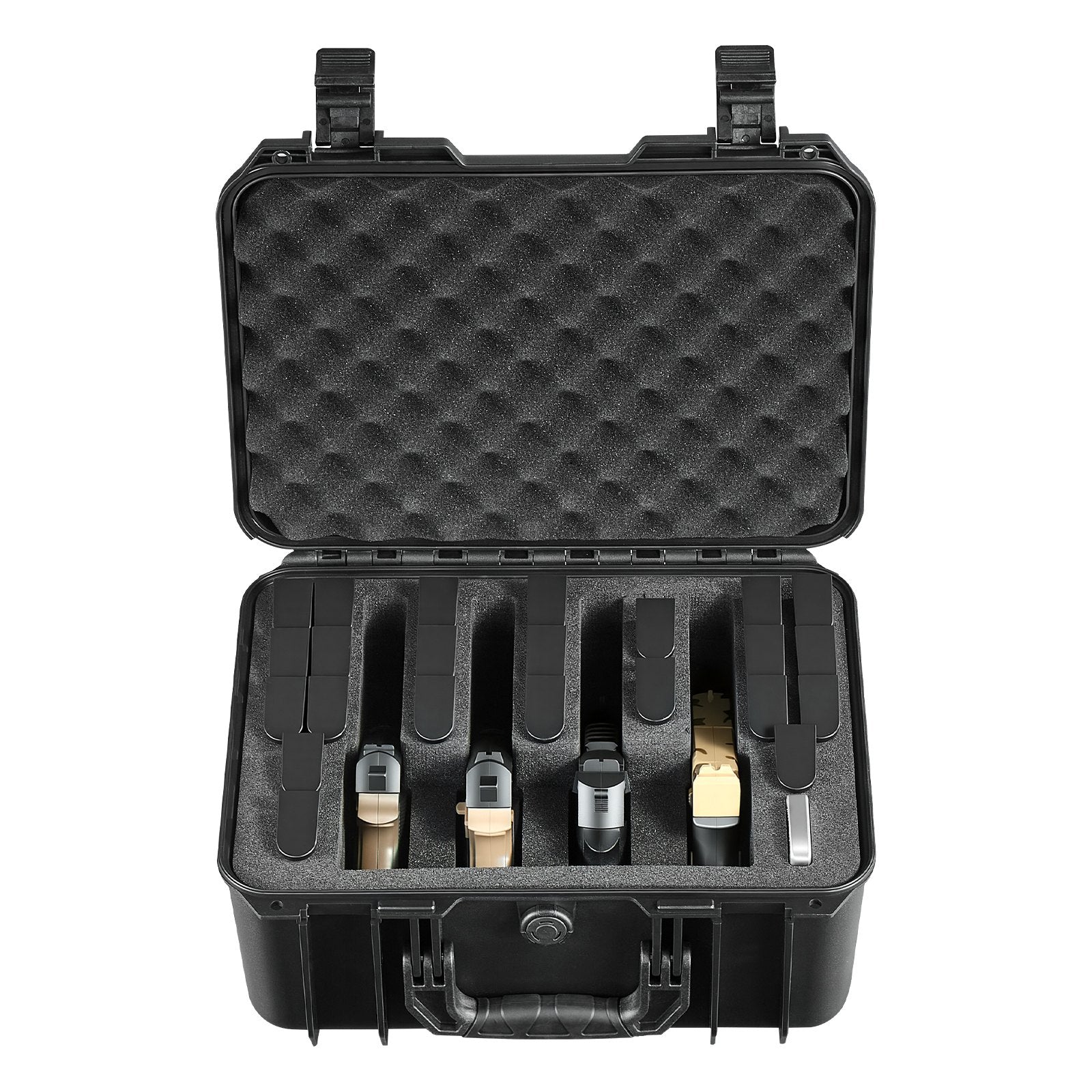 Kietas dėklas pistoletams VEVOR 382718, IP67, 404x319x192 mm
