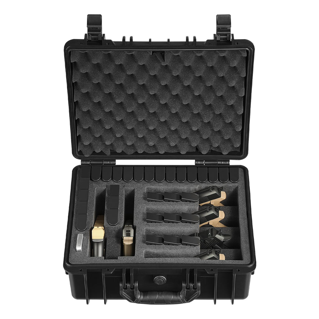 Kietas dėklas pistoletams VEVOR 443419-N, 475x415x215 mm
