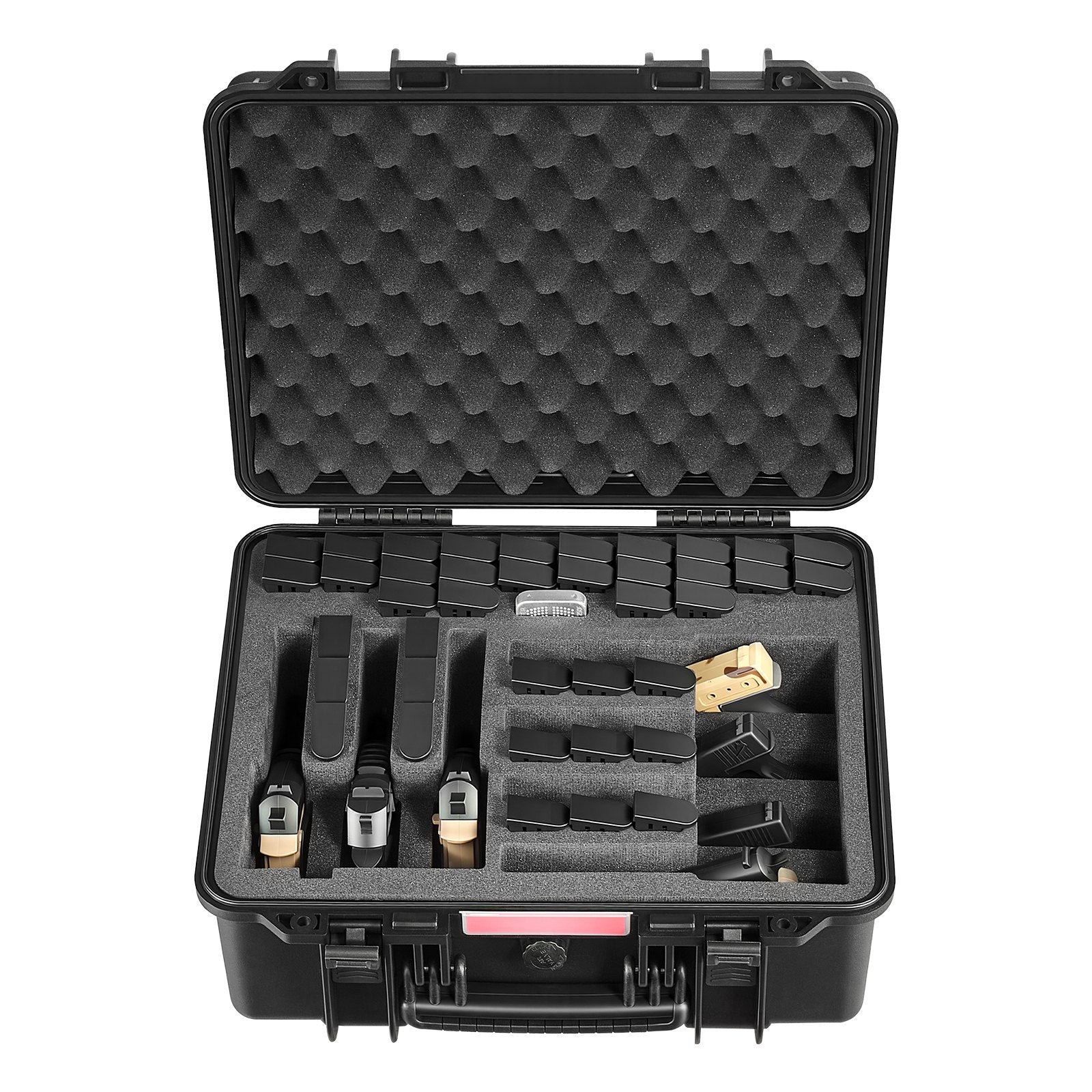 Kietas dėklas ginklams VEVOR 453619, 491x434x211 mm