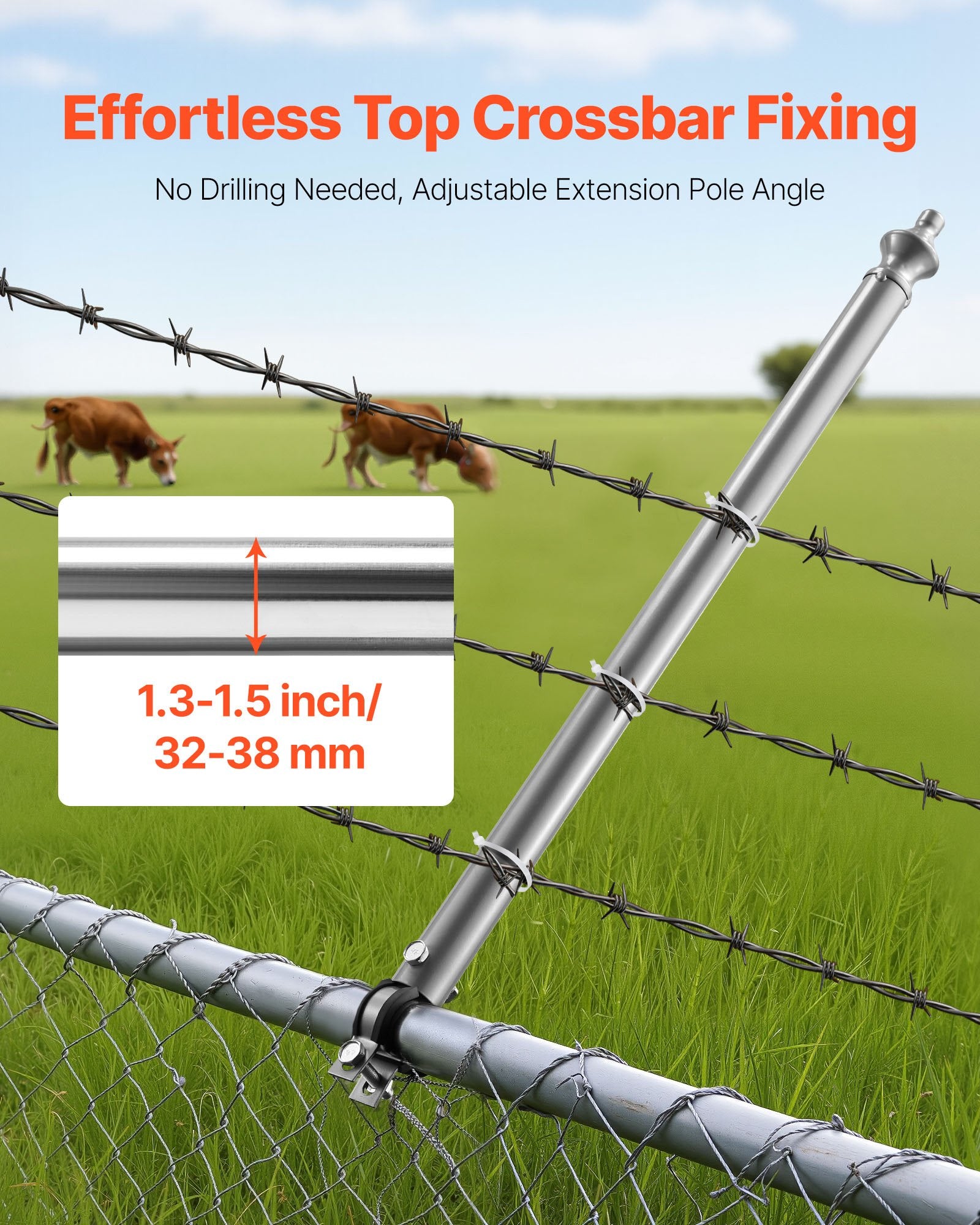Tvoros aukštinimo elementai VEVOR YX25-013, 695 mm aukščio