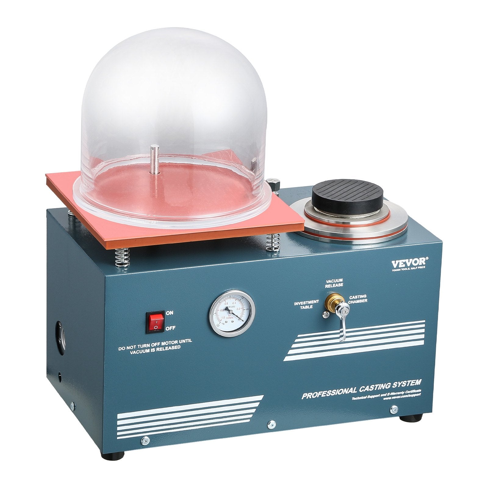 Vakuuminė liejimo mašina VEVOR DMJ-0001, 290 W