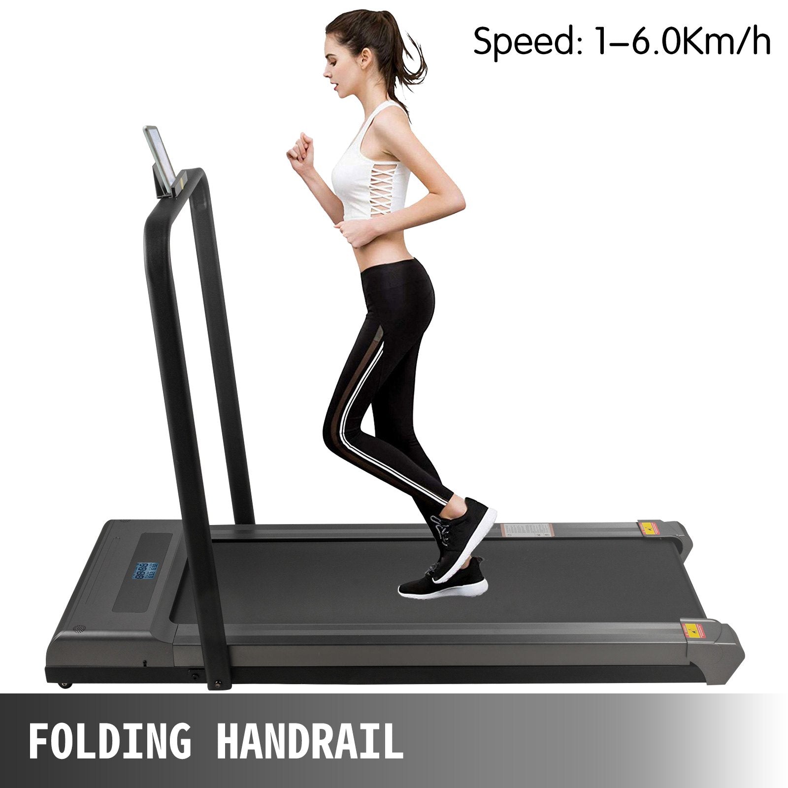 Bėgimo takelis po stalu VEVOR Portable Slim, 1-6 km/h