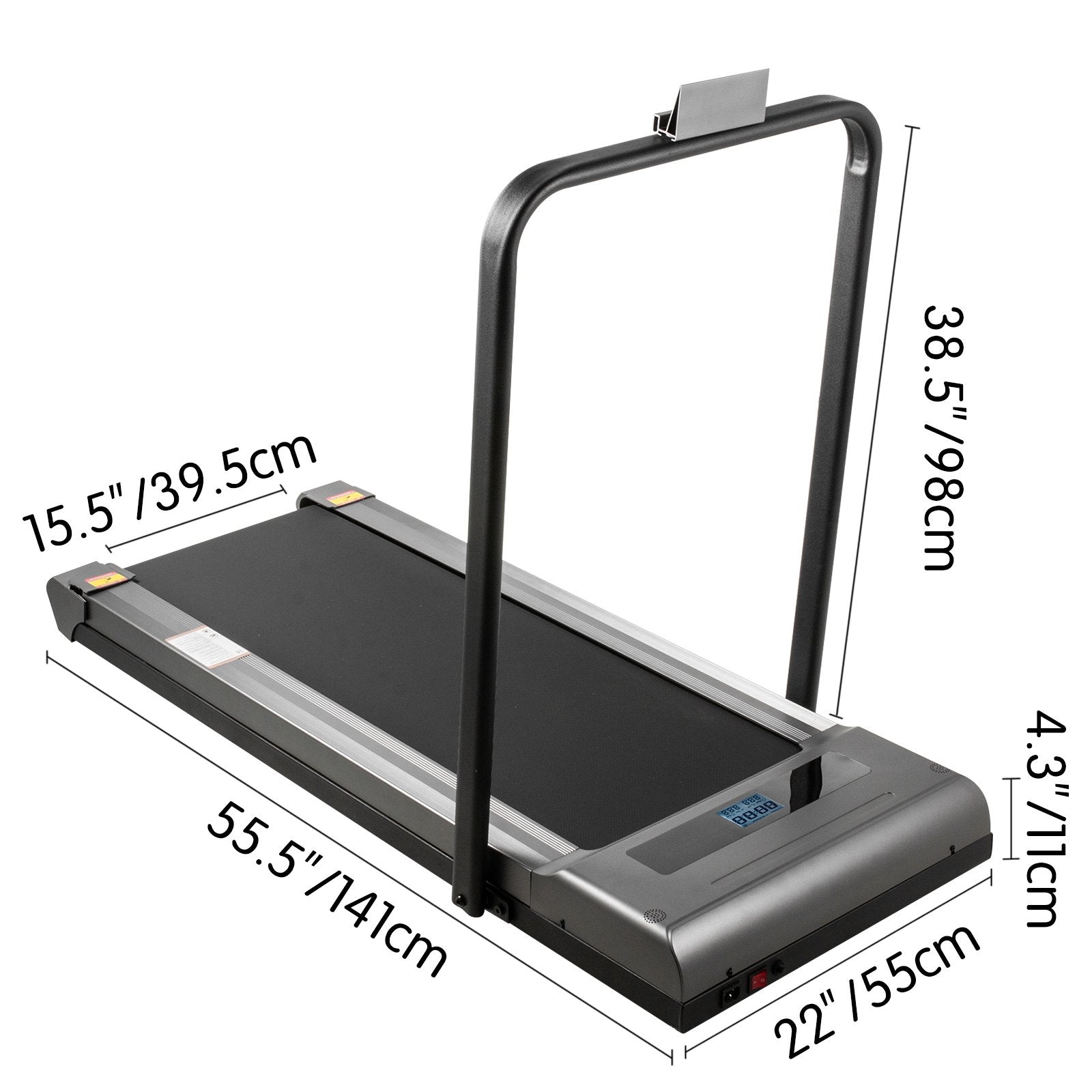 Bėgimo takelis po stalu VEVOR Portable Slim, 1-6 km/h