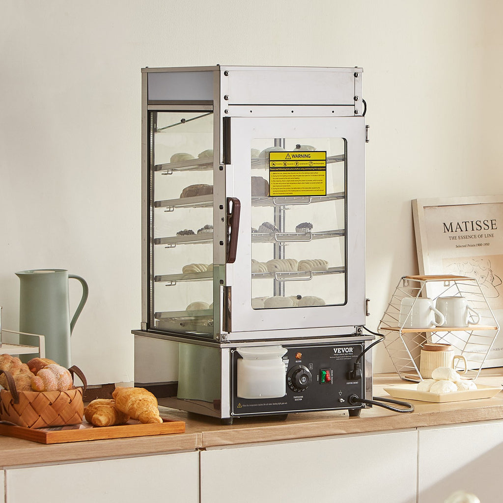 Maisto šildymo vitrina VEVOR SC-500H, 1200W