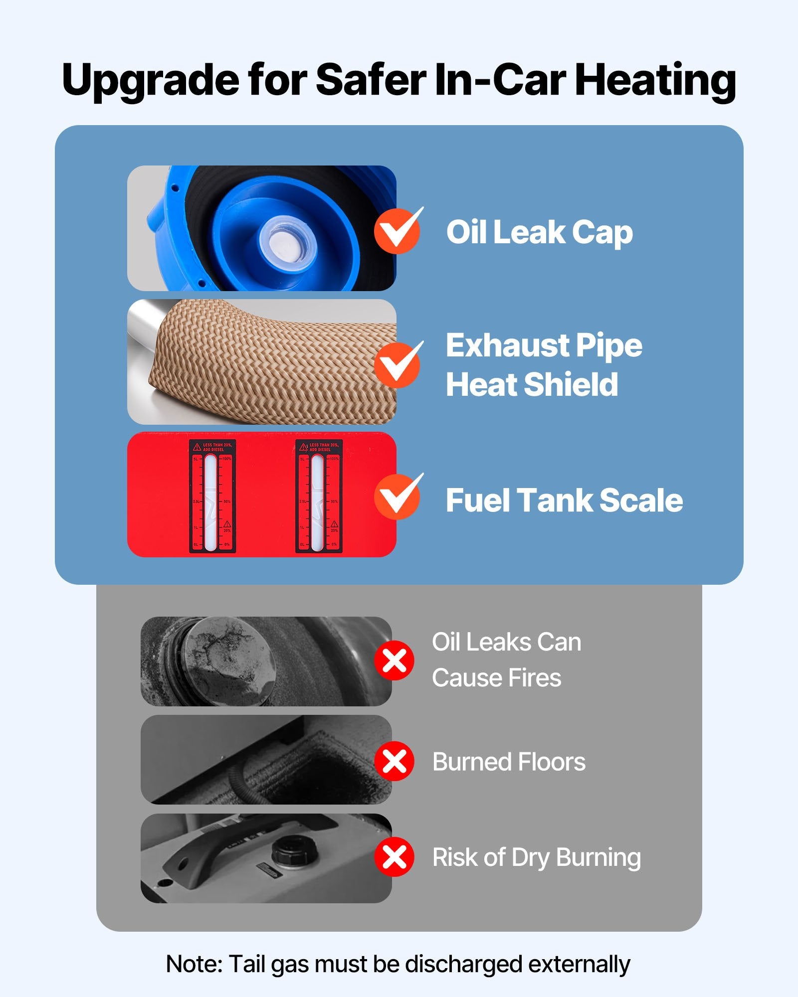 Dyzelinis oro šildytuvas VEVOR CY-30, 5-8 kW
