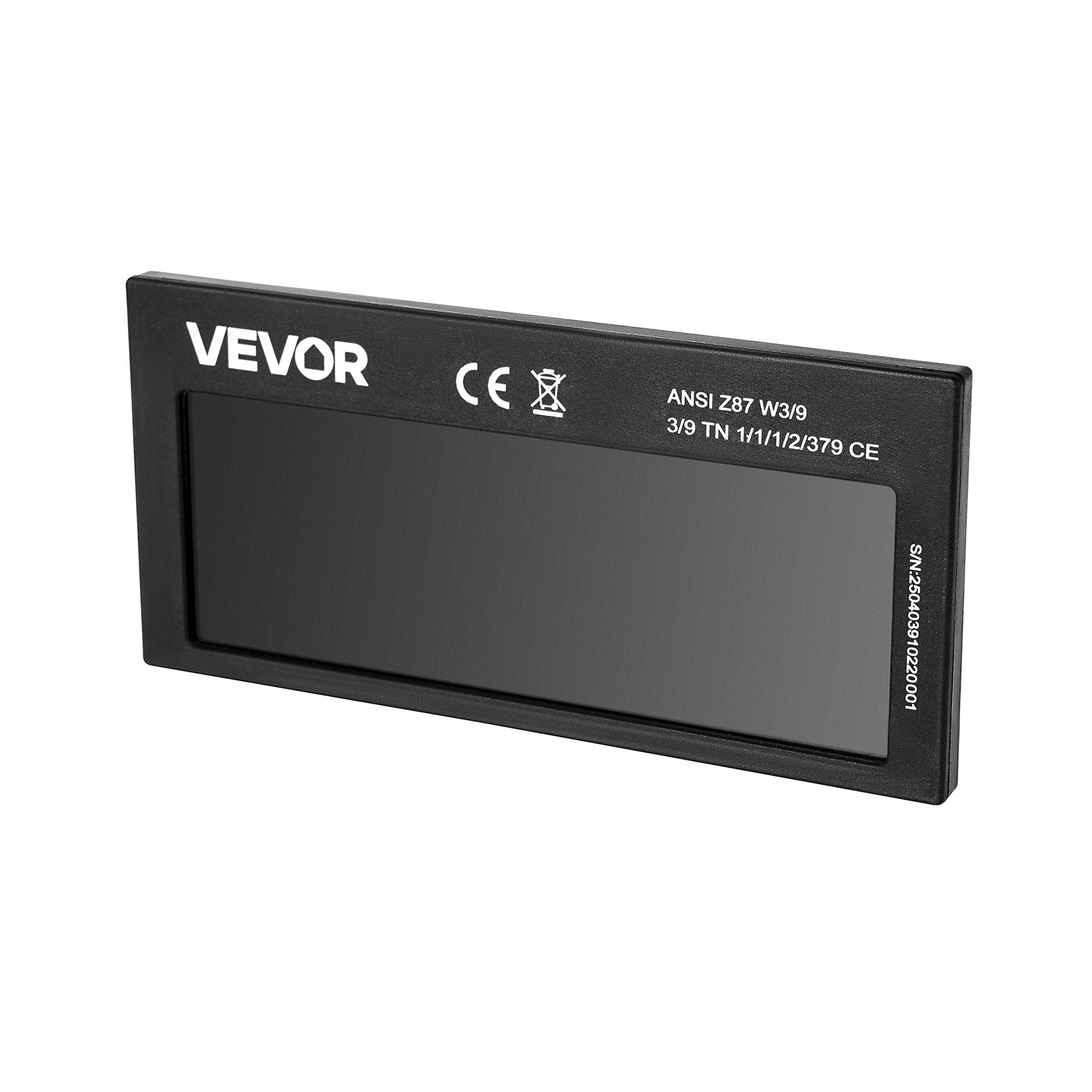 Automatiškai tamsėjantis suvirinimo filtras VEVOR TC108, 108 x 51 mm