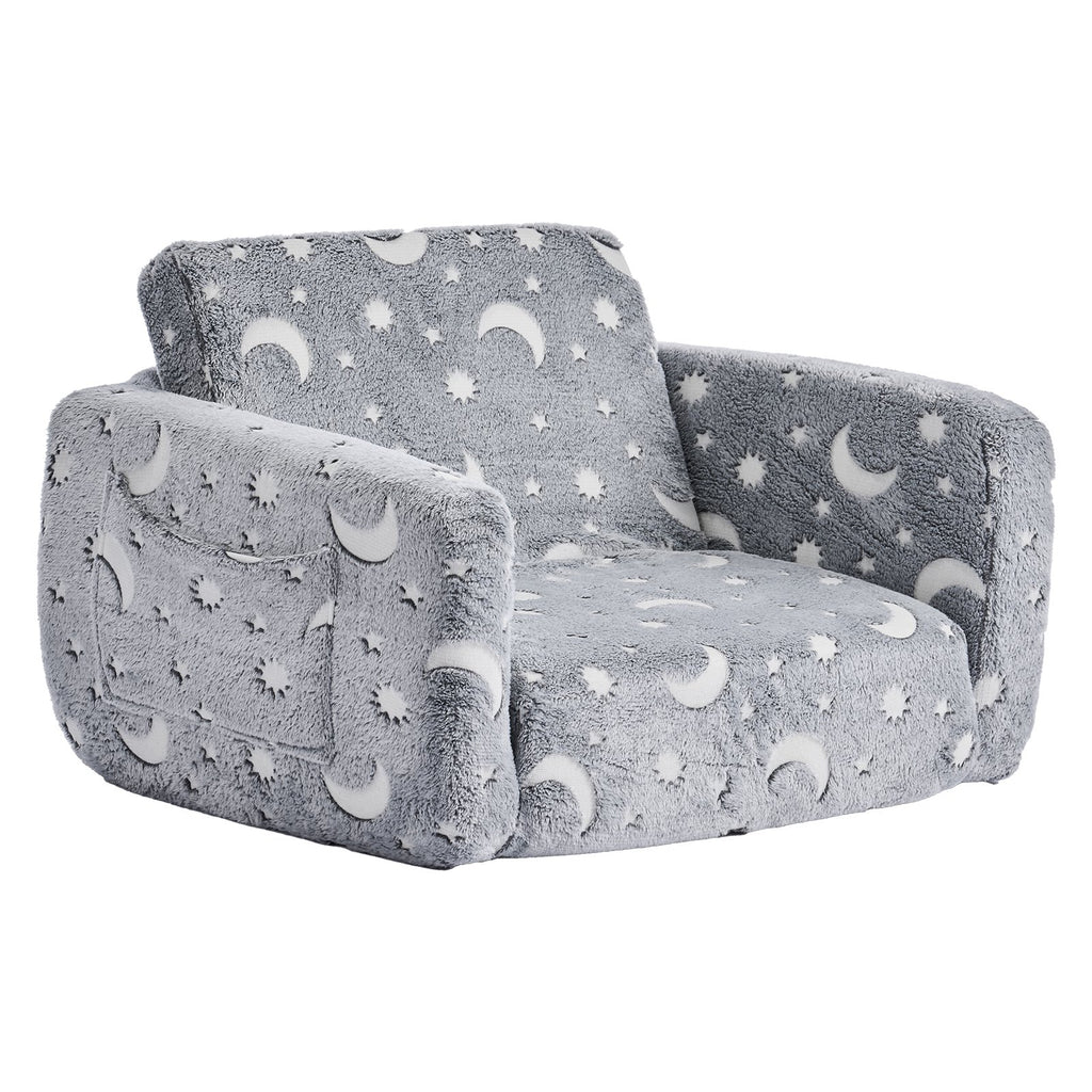 Vaikiška sofa-lova VEVOR SF-1700, šviečianti tamsoje