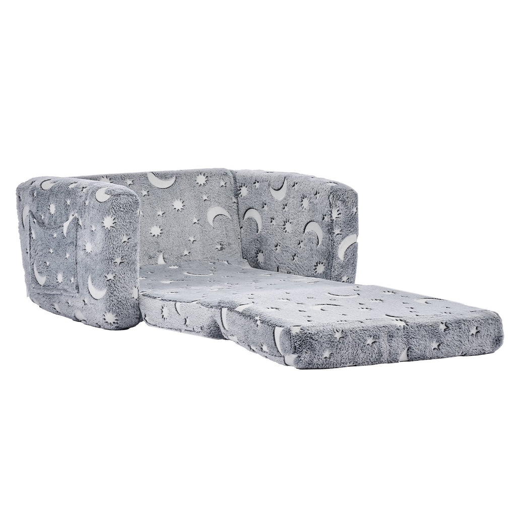 Vaikiška sofa-lova VEVOR SF-1700, šviečianti tamsoje