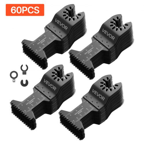 Osciliacinio įrankio pjūkleliai VEVOR SS-60PCS, 60 vnt. rinkinys
