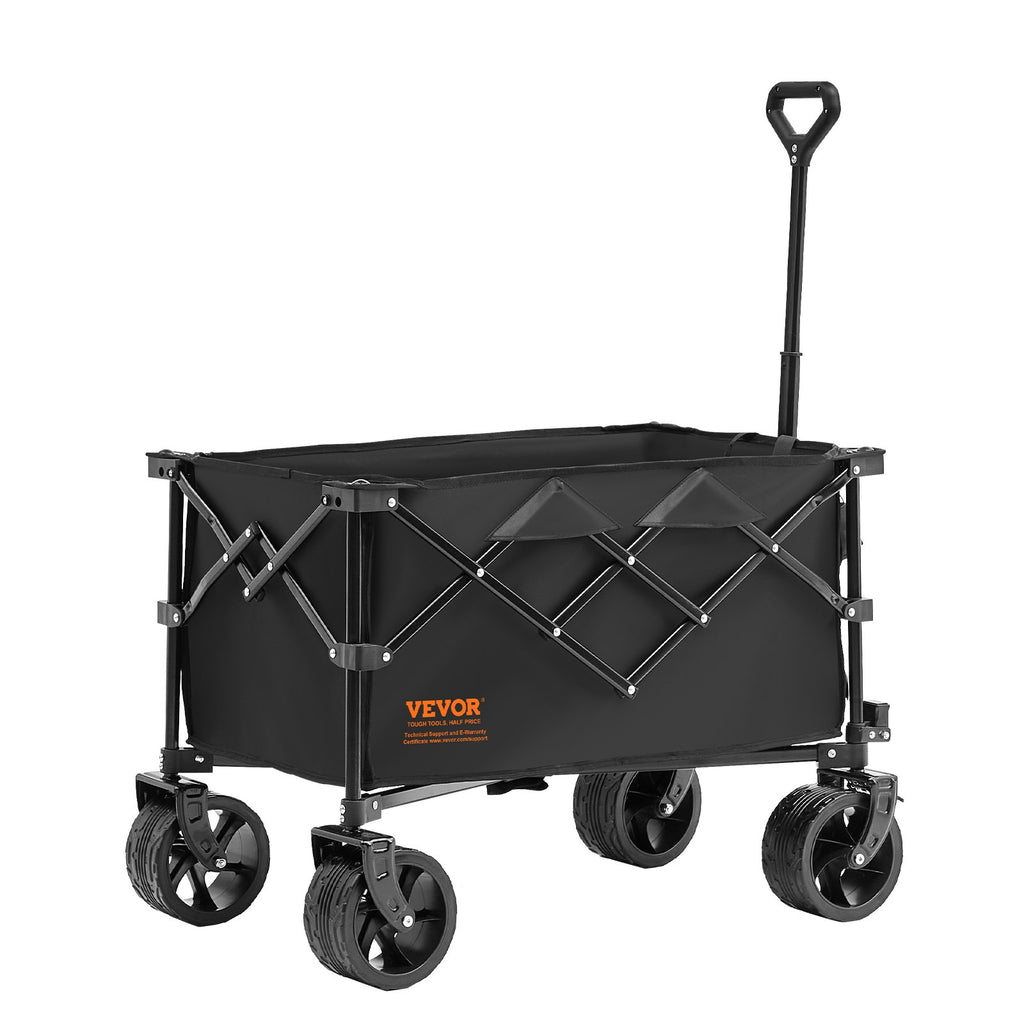 Sulankstomas sodo vežimėlis VEVOR W9-1, 150 l talpa