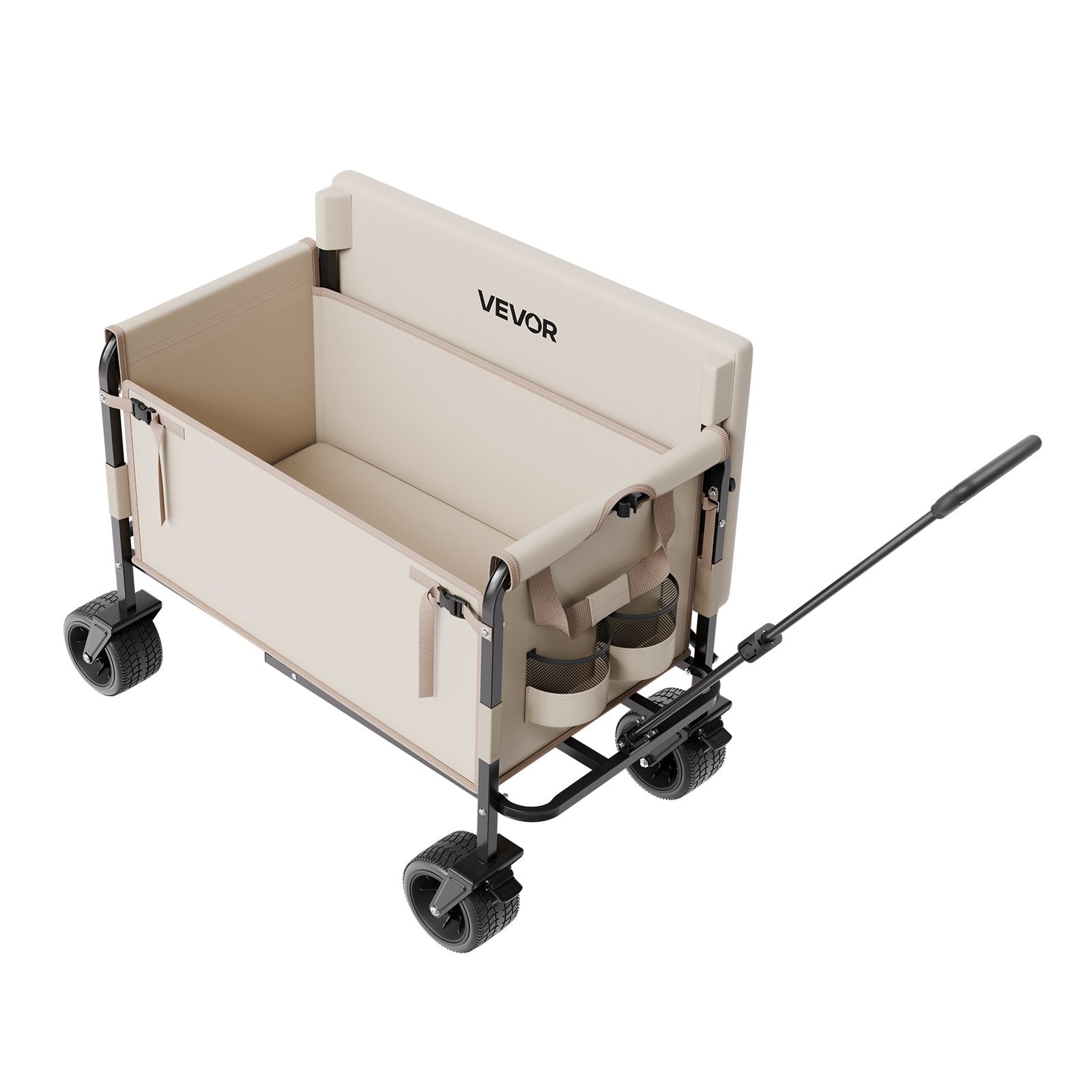 Sulankstomas vežimėlis-suoliukas VEVOR W27, 250 kg keliamoji galia