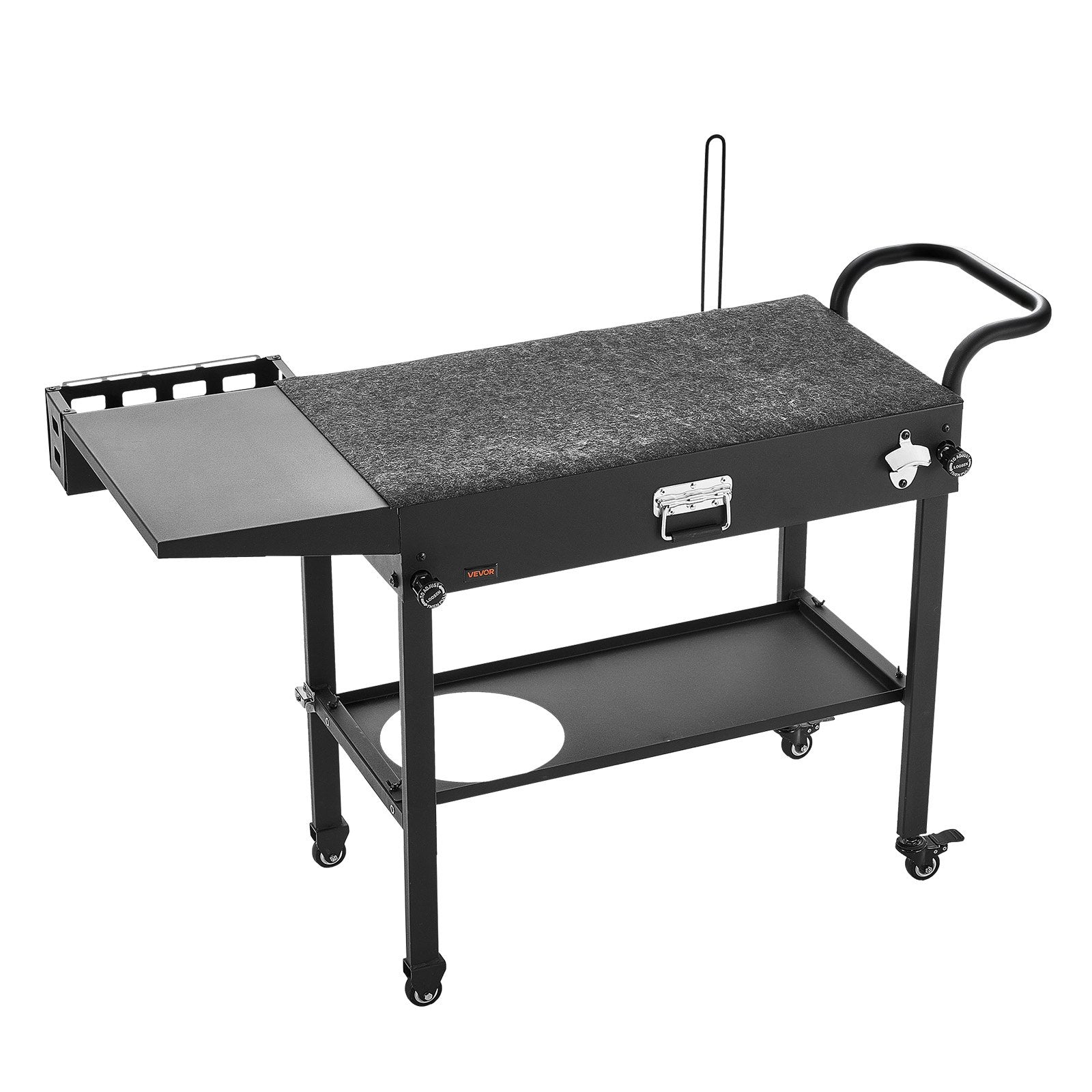 Lauko kepsninės vežimėlis VEVOR WER-V1, 787 x 432 mm stalviršis