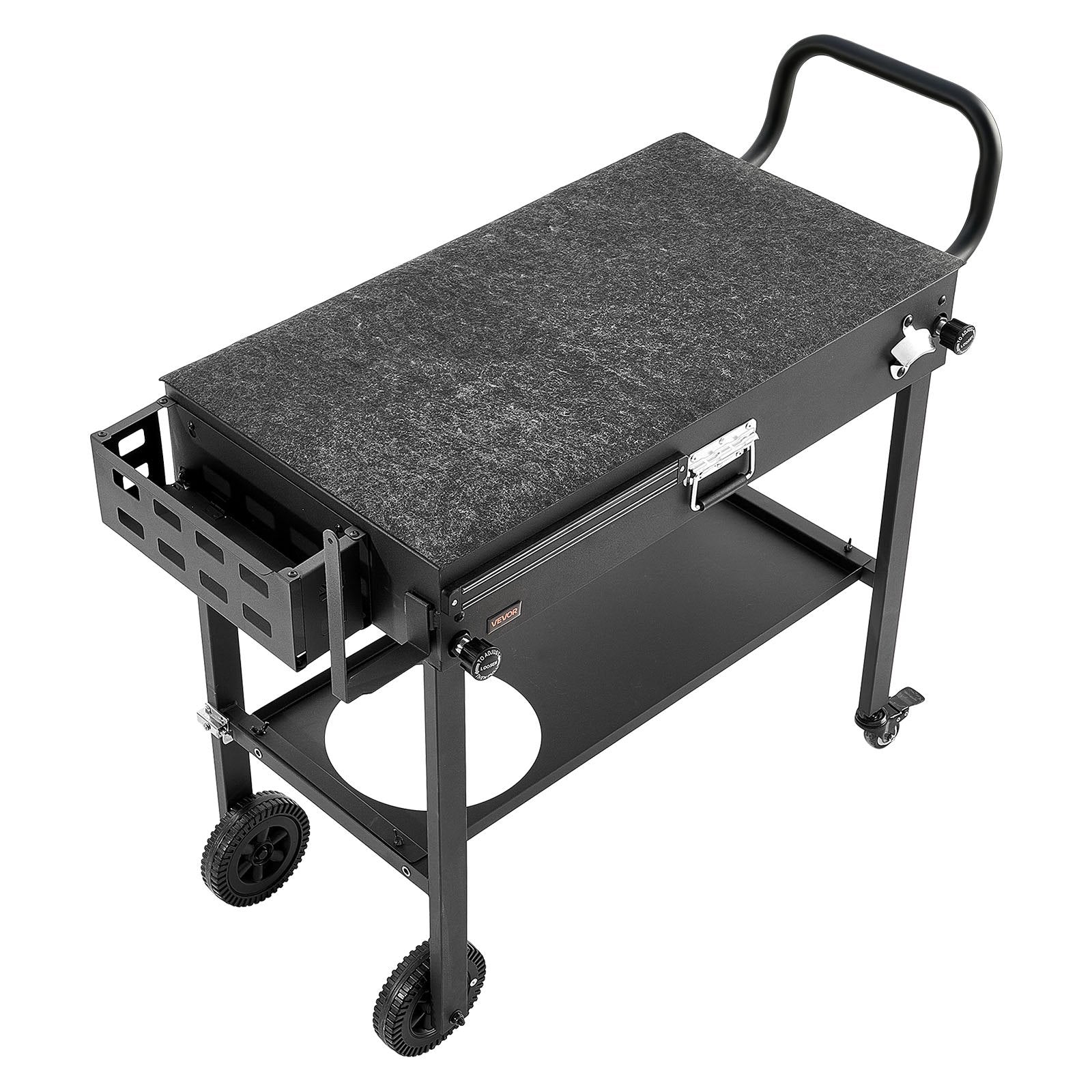 Lauko kepsninės vežimėlis VEVOR WER-V2, 787 x 432 mm stalviršis