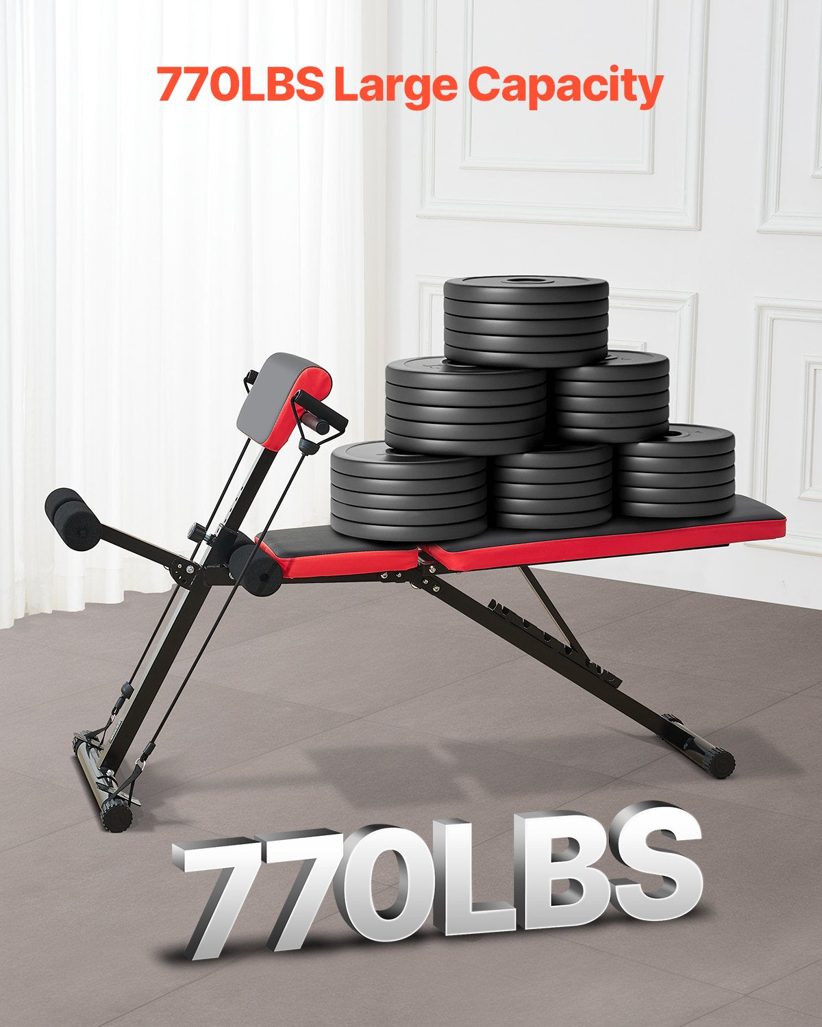 Daugiafunkcis sporto suoliukas VEVOR 7033, 350 kg apkrova