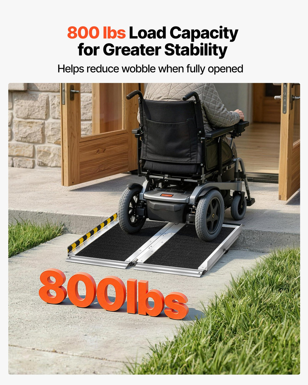 Nešiojama rampa neįgaliesiems VEVOR HXZDPD24, 610 mm
