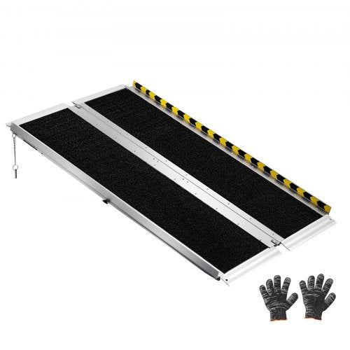 Nešiojamas neįgaliųjų vežimėlių pandusas VEVOR HXZDPD48, 121,9 cm