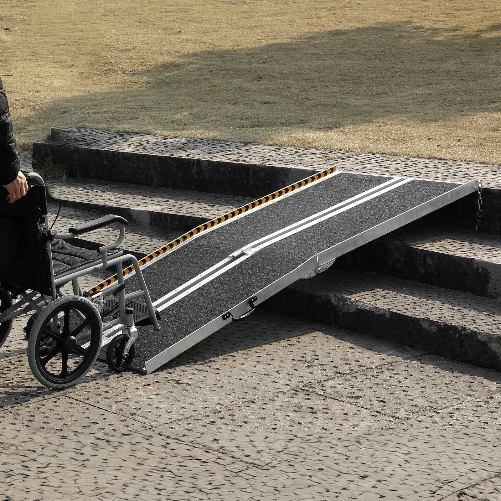Nešiojama rampa neįgaliųjų vežimėliams VEVOR 13E5LEV0, 213 cm ilgio