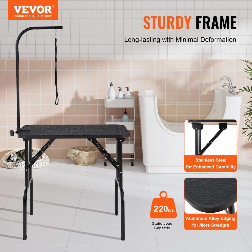 Šunų kirpimo stalas VEVOR GT-202, 99,8 kg apkrova