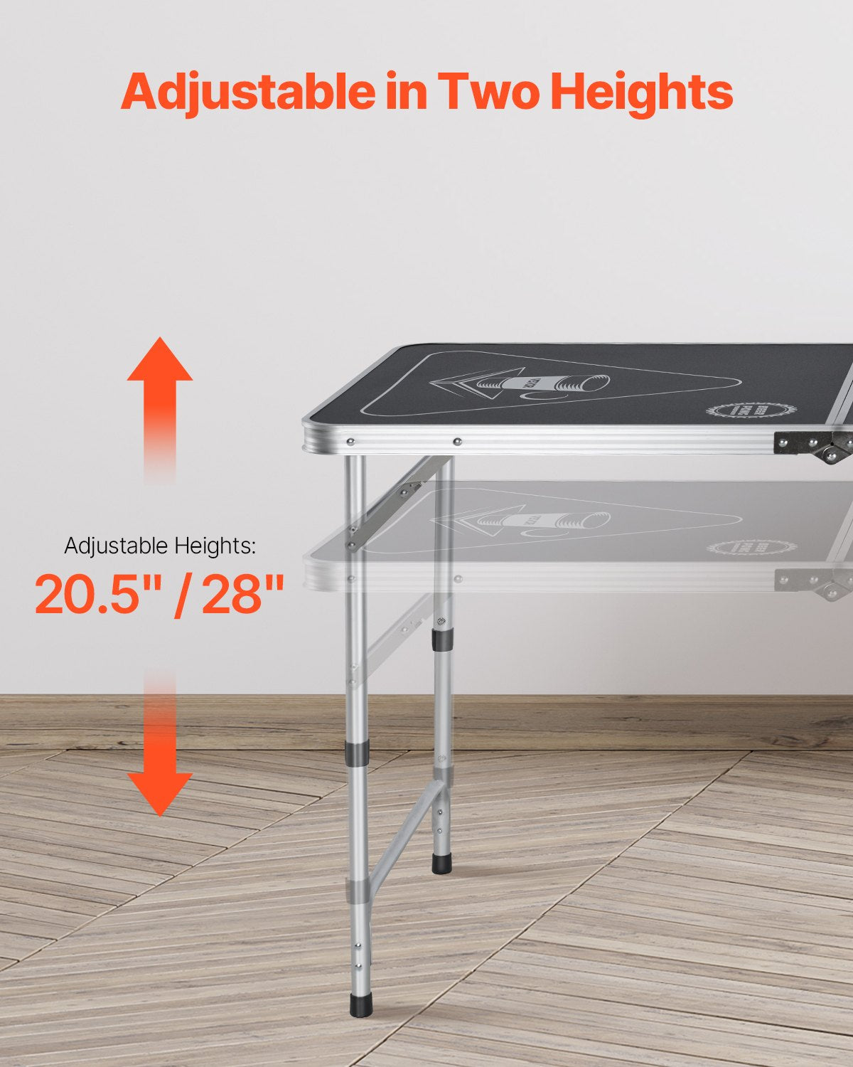 Alaus pingo stalas VEVOR BP-01-2, 240 cm ilgio