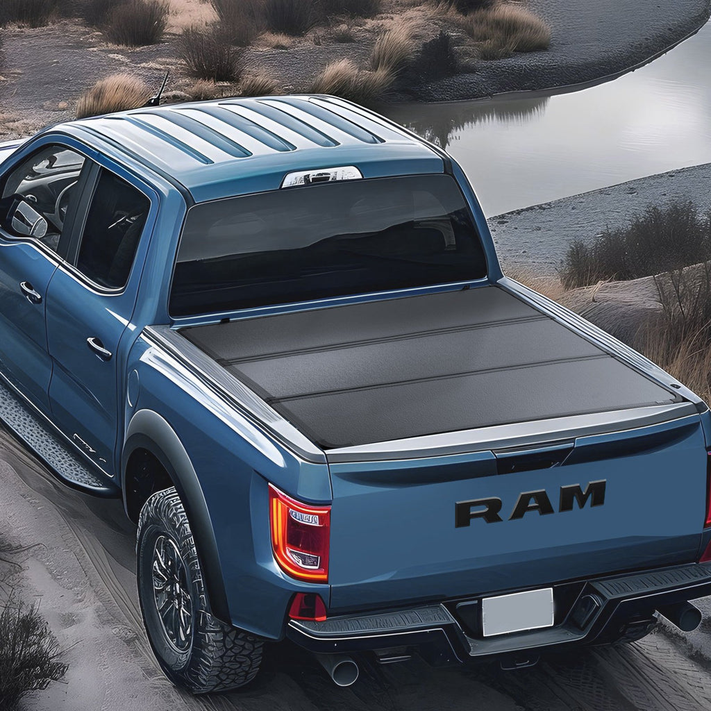 Trigubai sulankstomas pikapo kėbulo uždangalas VEVOR Ford F-150, 1,98 m (6,5') kėbului