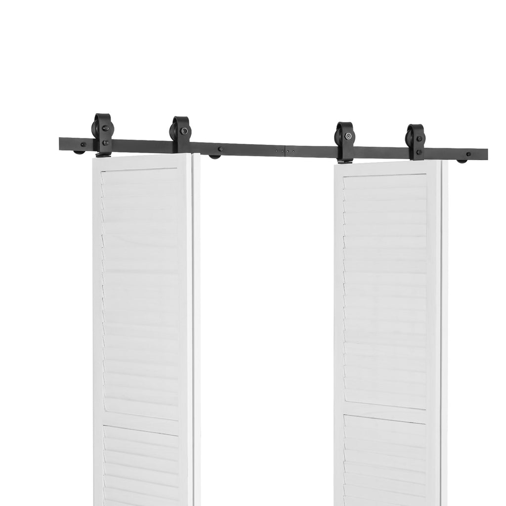 Sulankstomų stumdomų durų furnitūros komplektas VEVOR 60IN-2D-4K, 152 cm