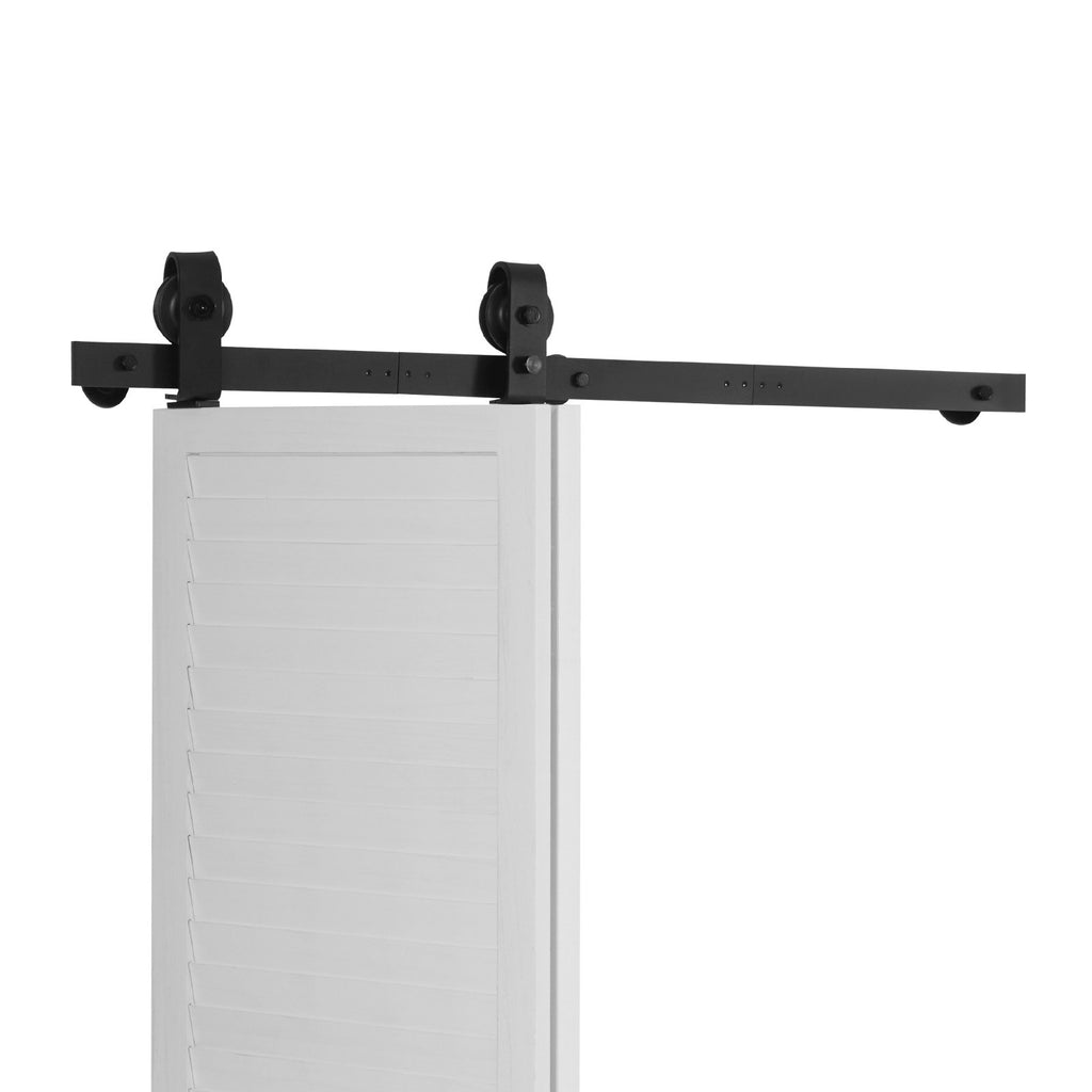 Sulankstomų stumdomų durų furnitūros komplektas VEVOR 40IN-3D-3K, 101,6 cm ilgio